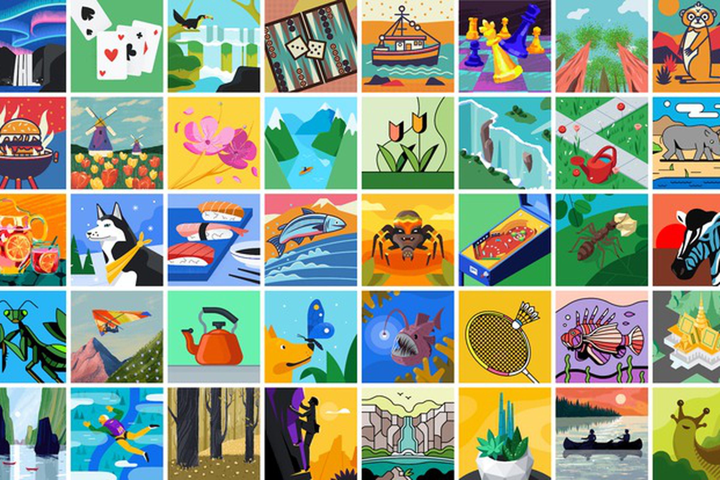 Some of Google’s new illustrations