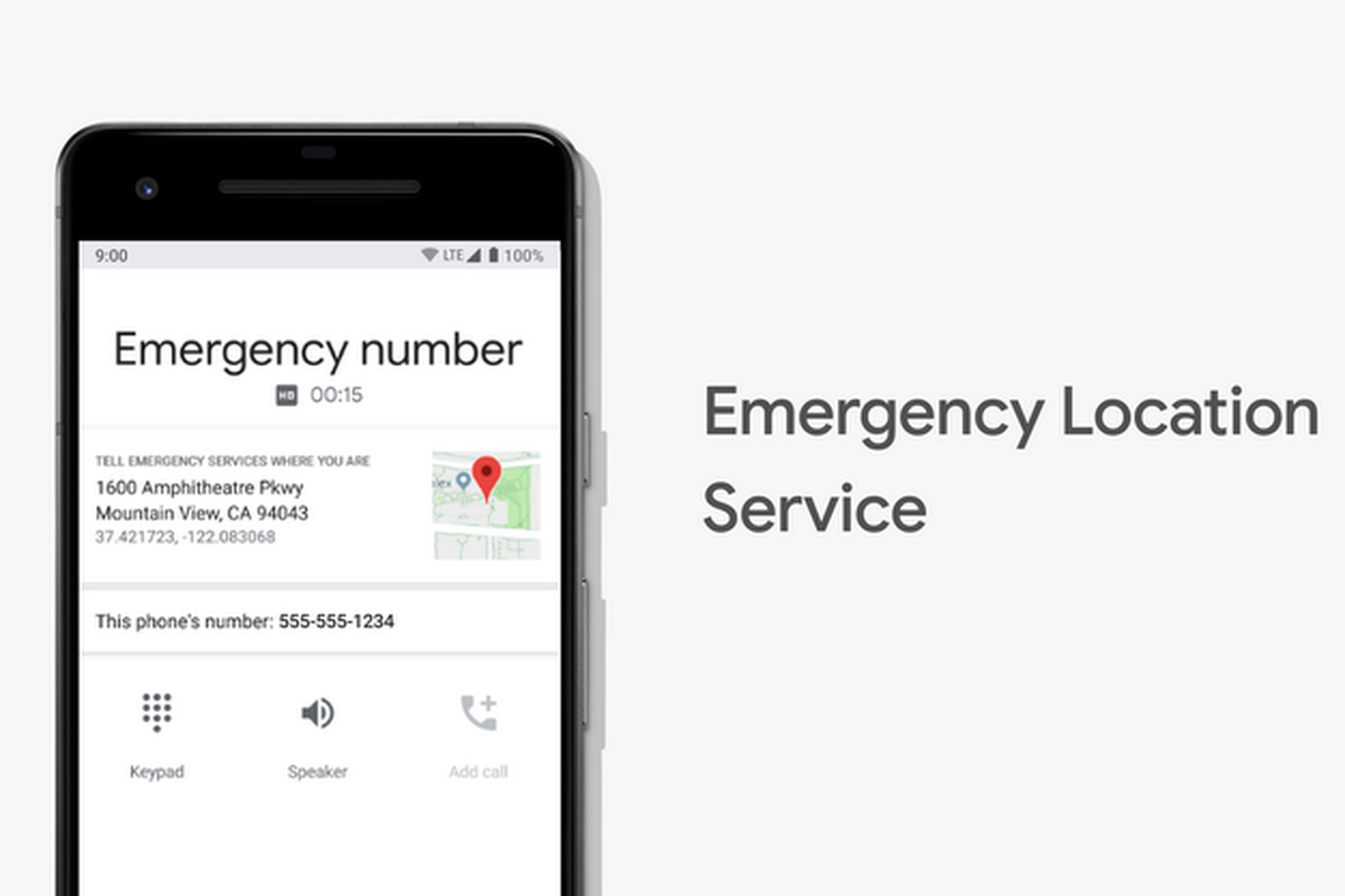 Google Emergency Location Services