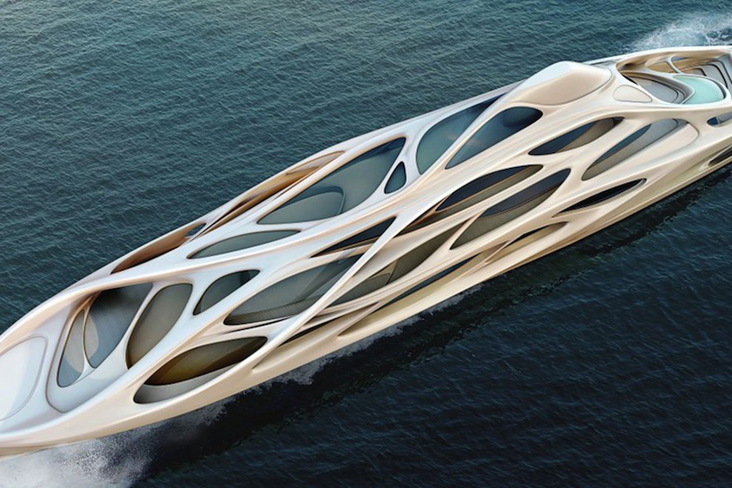 zaha hadid luxury yacht concept