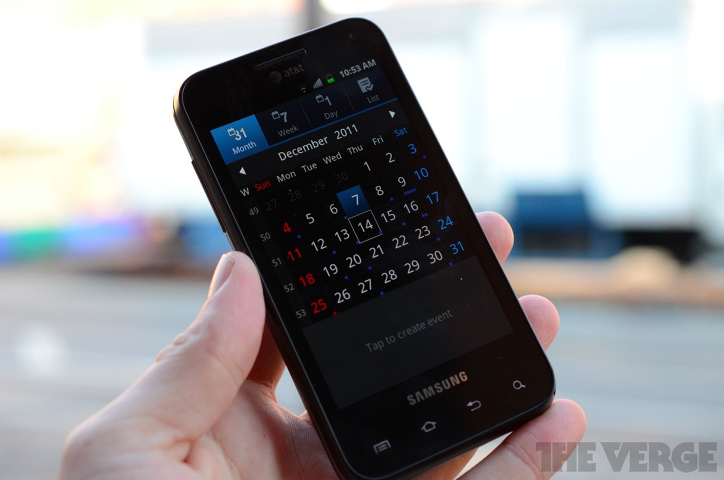 Samsung Captivate Glide review pictures