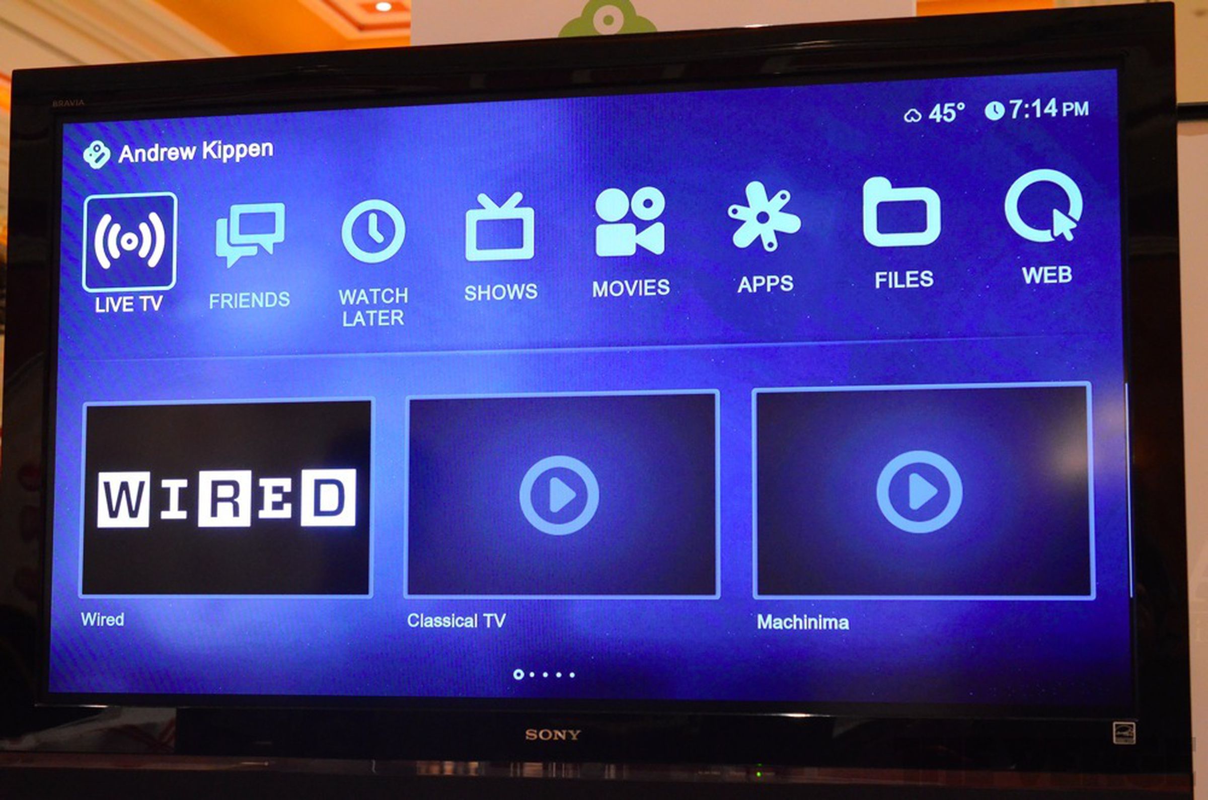Boxee Live TV hands-on pictures