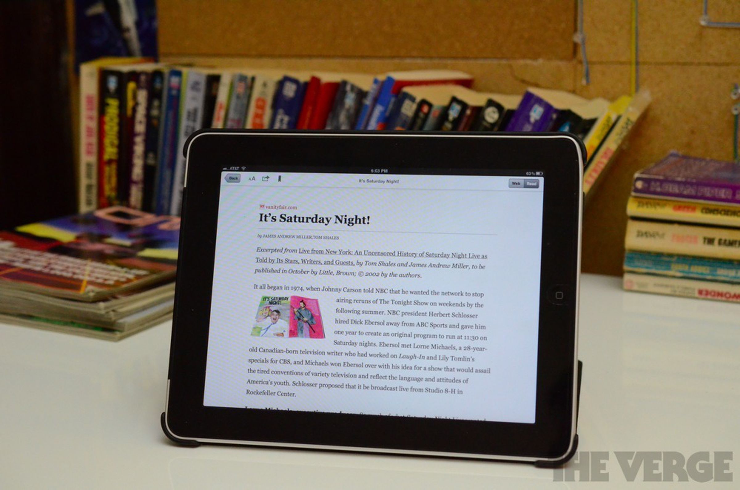 Longform iPad app pictures