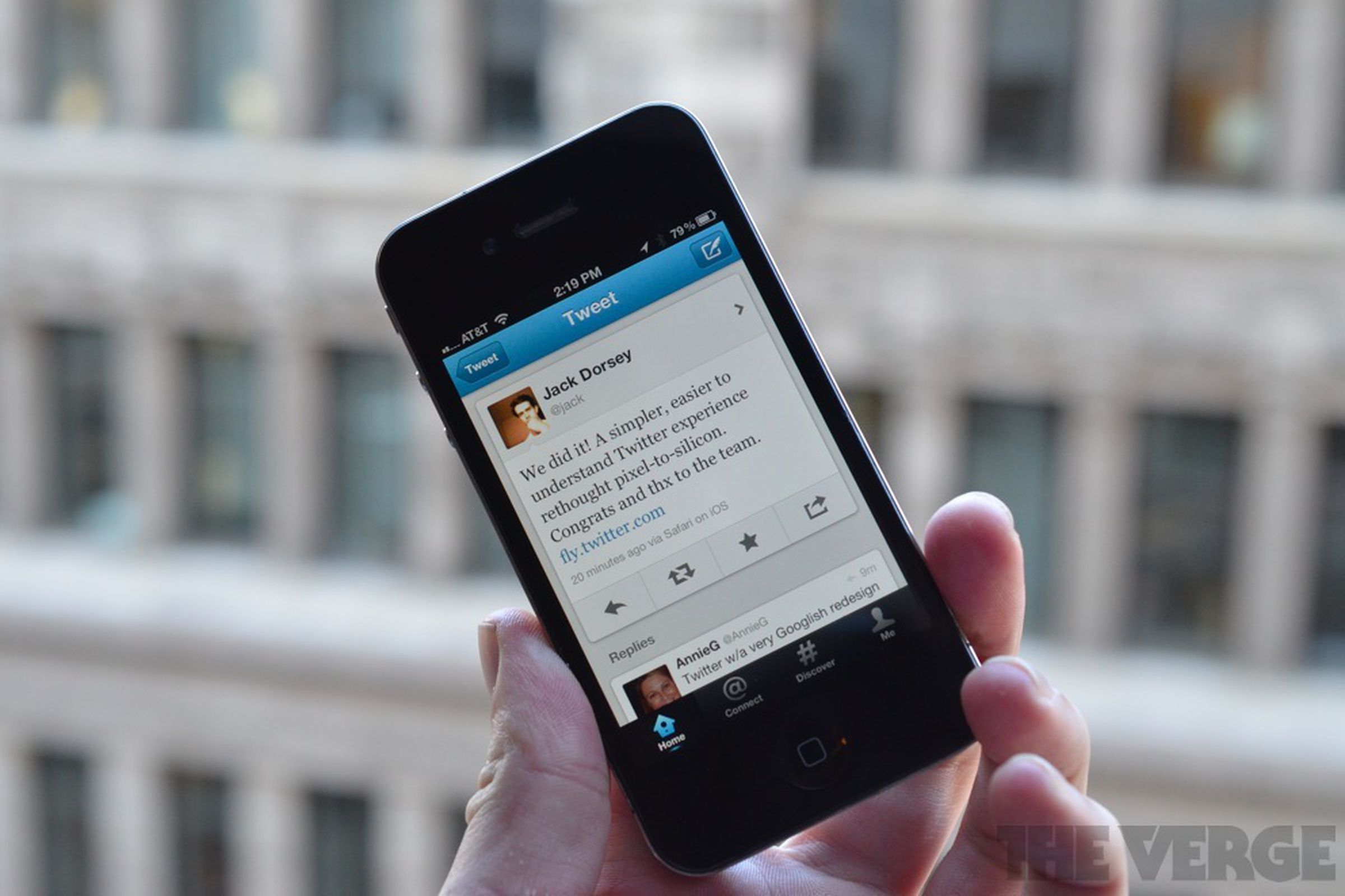 Twitter redesigned iphone app