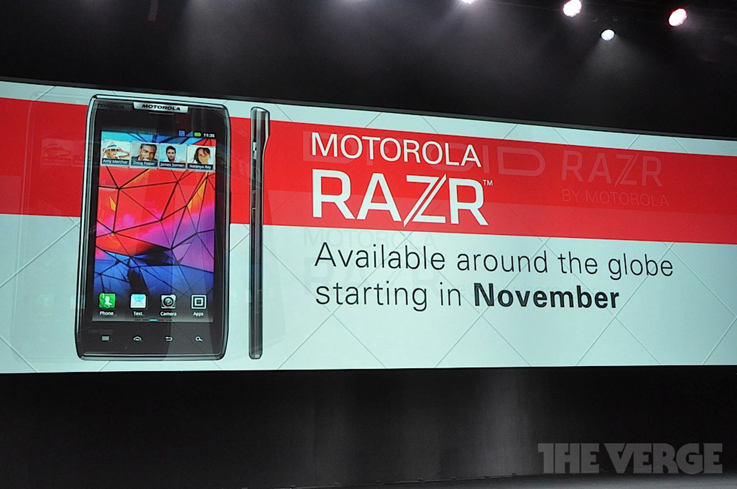 Motorola 'Thinner, Faster' event highlights