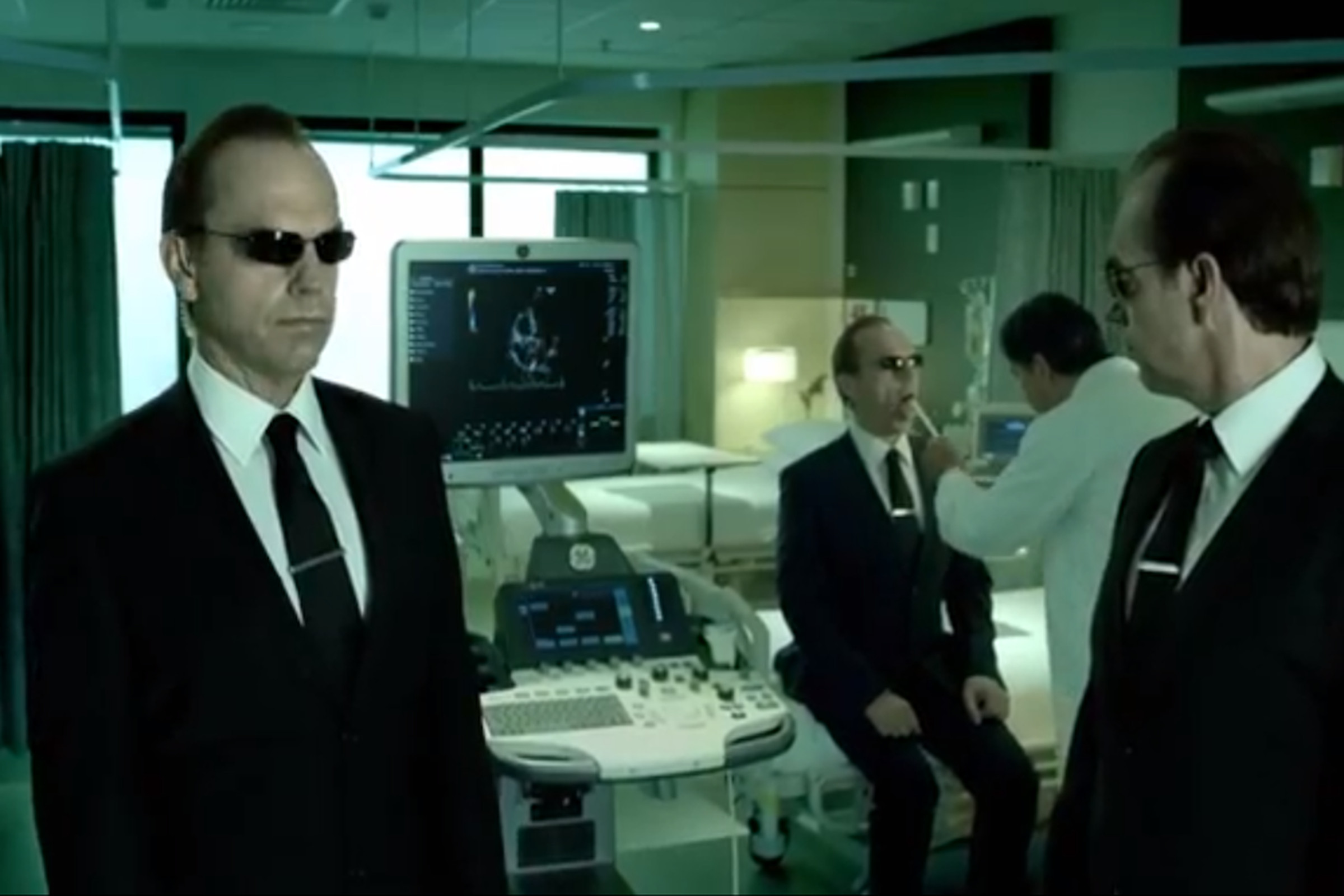 GE ad Agent Smith from The Matrix