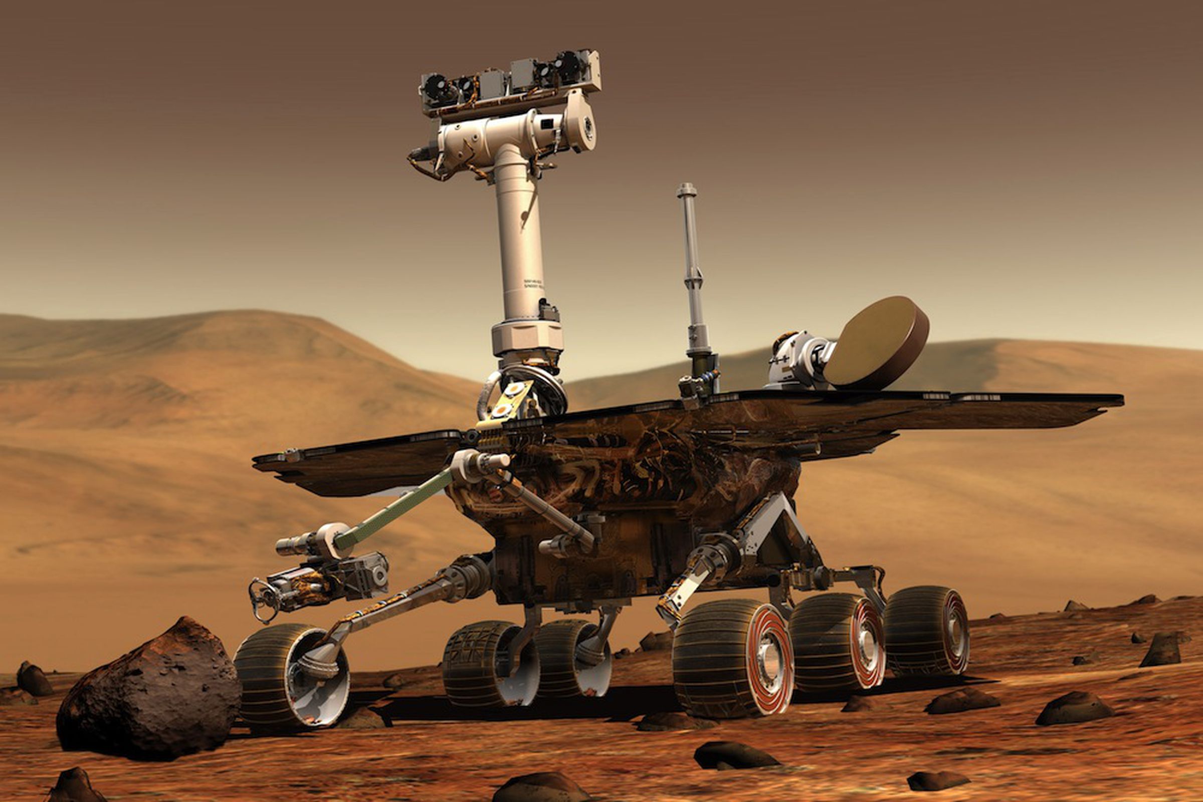 NASA Opportunity mars rover (Credit: NASA/JPL-Caltech)