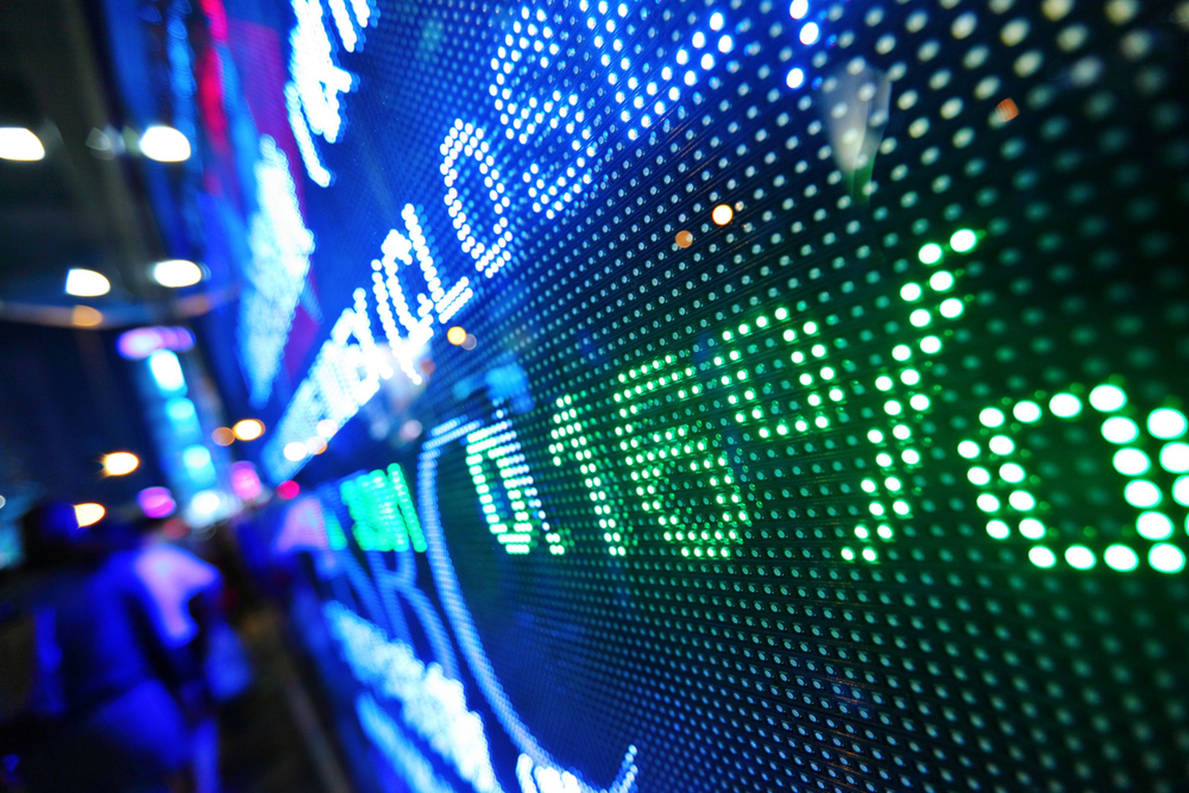 stock market ticker (shutterstock)