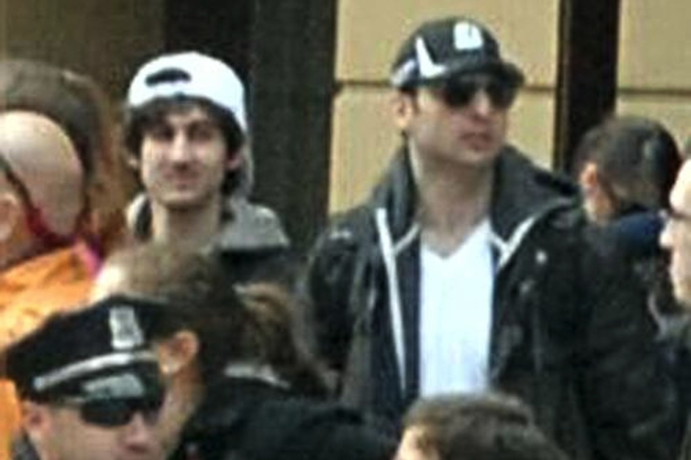 The Boston Marathon bombers Dzhokhar Tsarnaev, left, and his older brother Tamerlan.