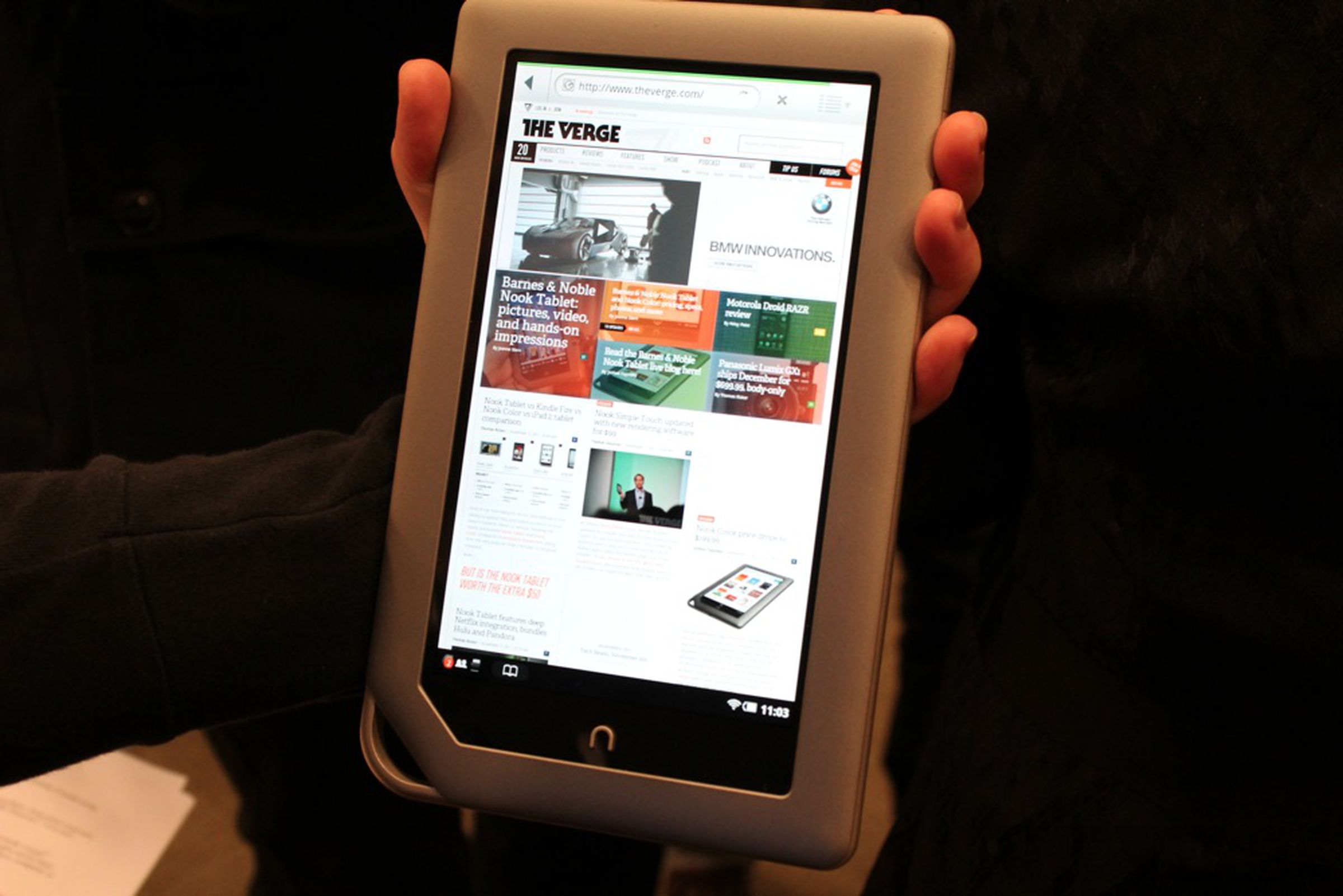 Barnes & Noble Nook Tablet hands-on pictures 
