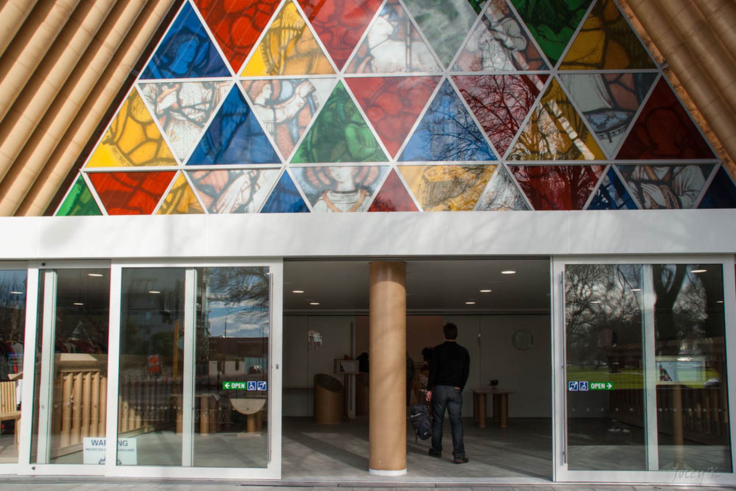Christchurch 'Cardboard' cathedral in photos