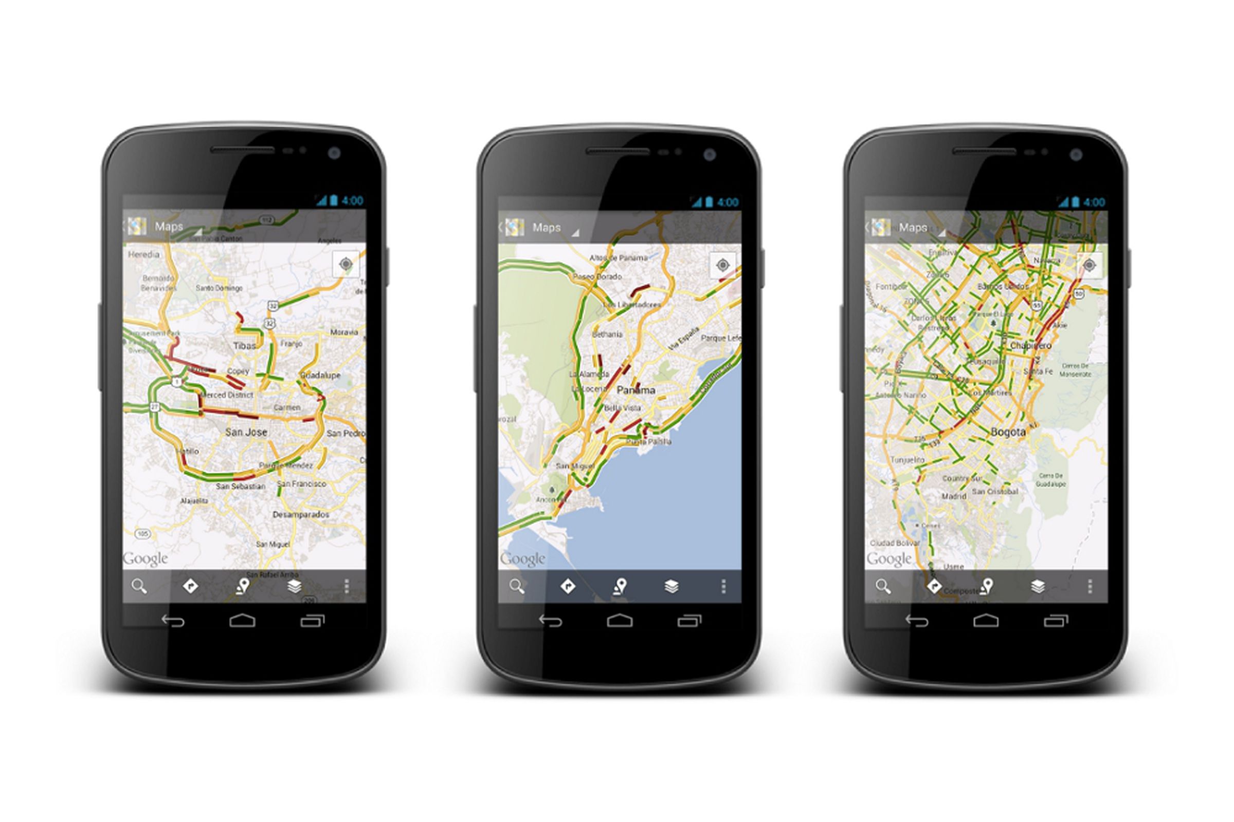 Google Live Traffic Maps