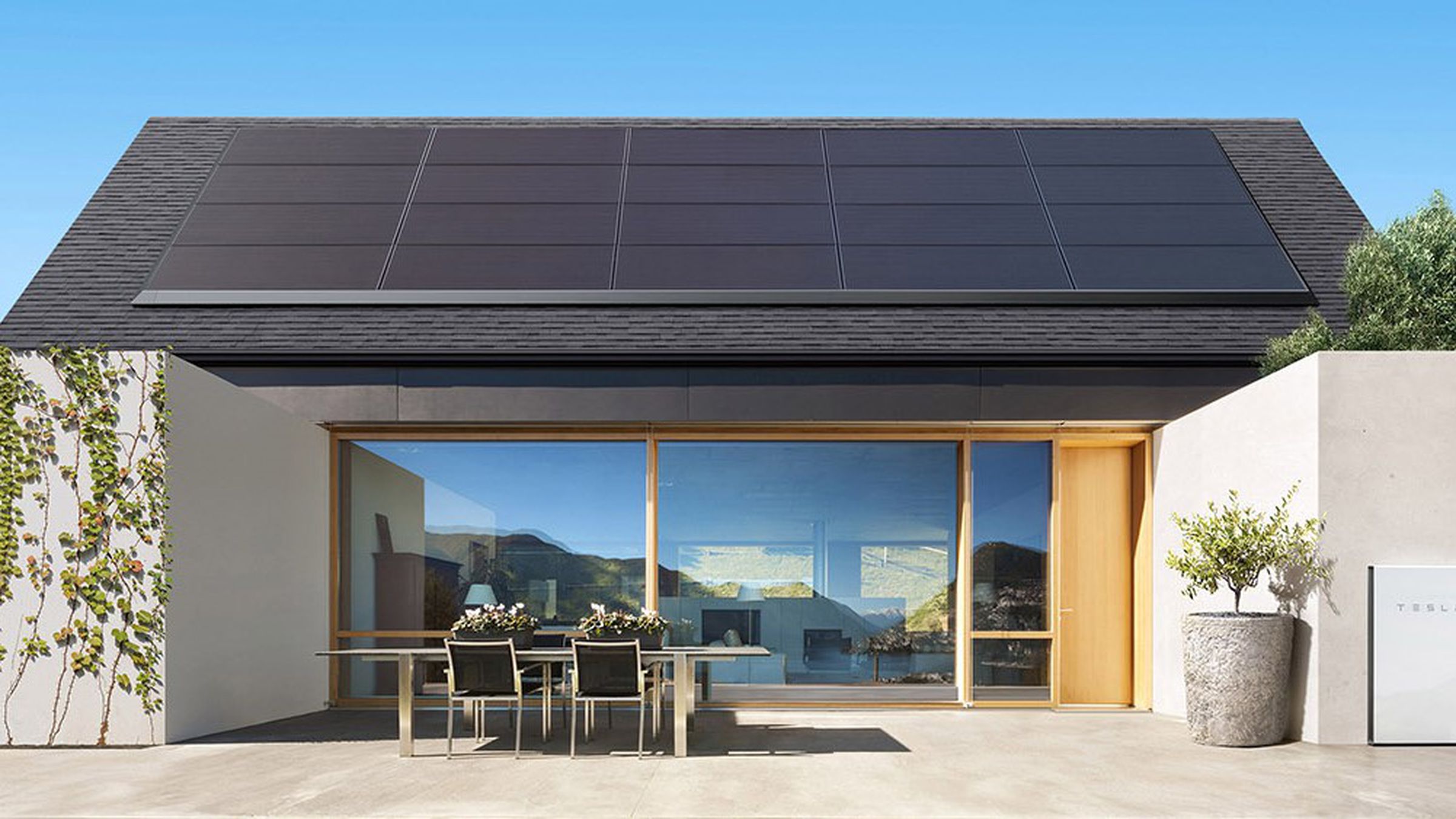 Most of Tesla’s existing installations consist of traditional solar panels.