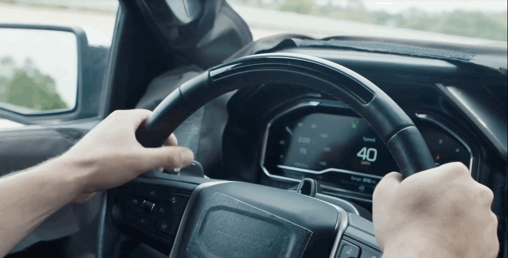 Hands-free driving GIF
