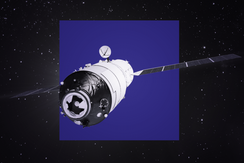 A rendering of Tiangong-1