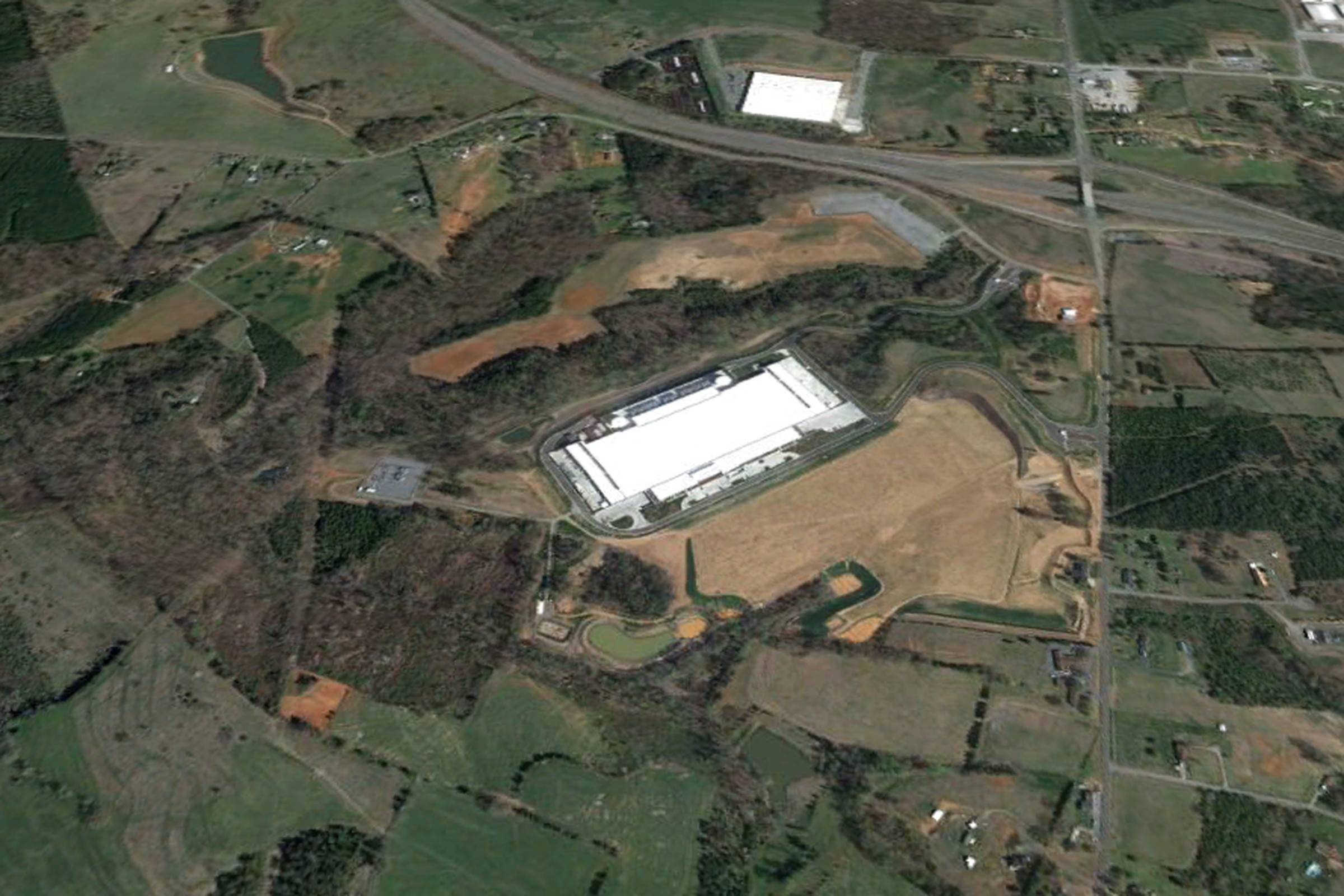 Apple North Carolina Data Center (Google Earth)