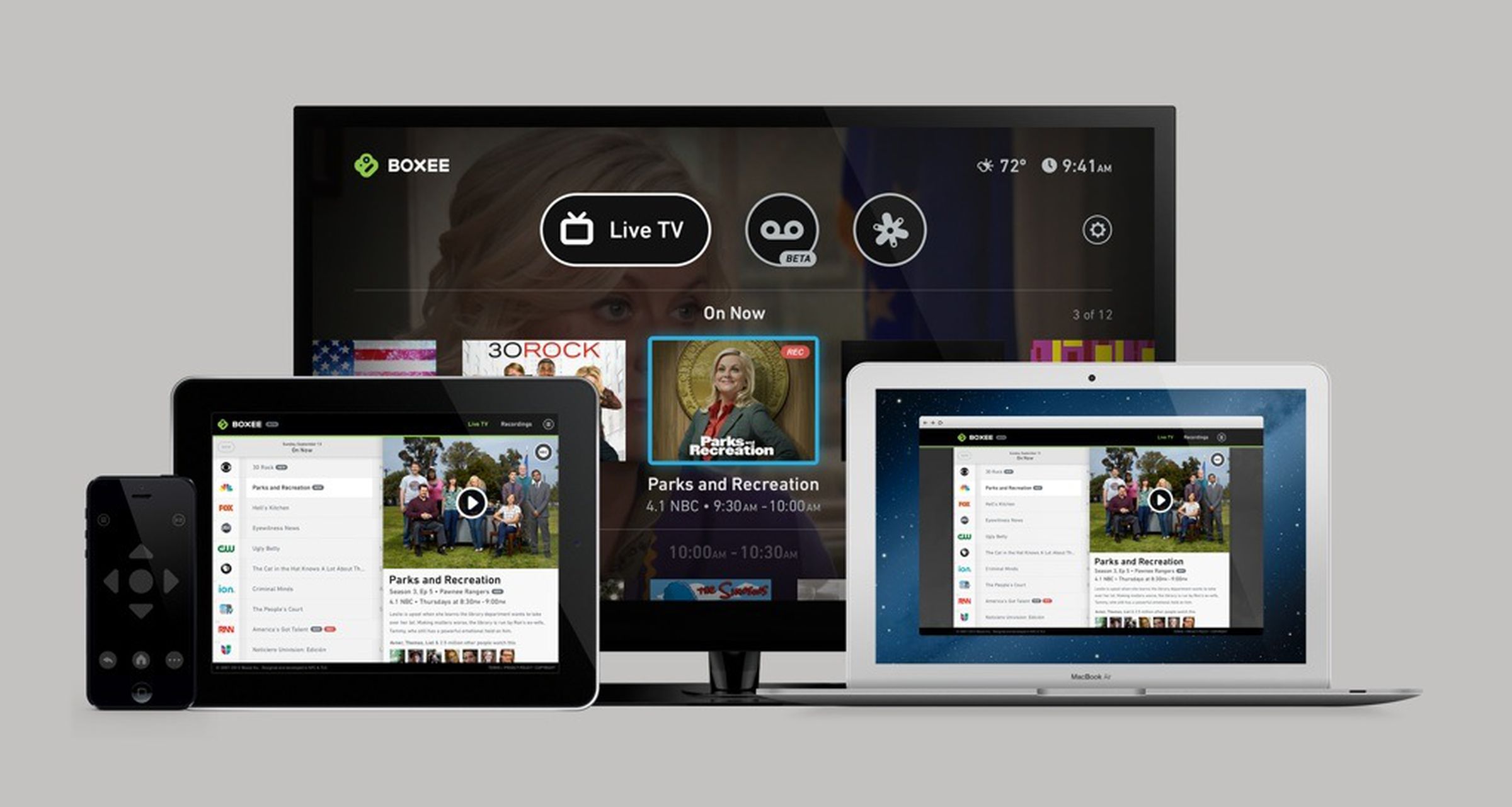 Boxee TV press images