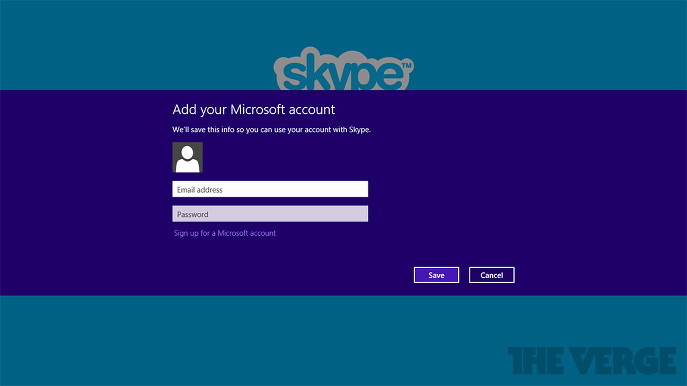Skype for Windows 8 screenshots