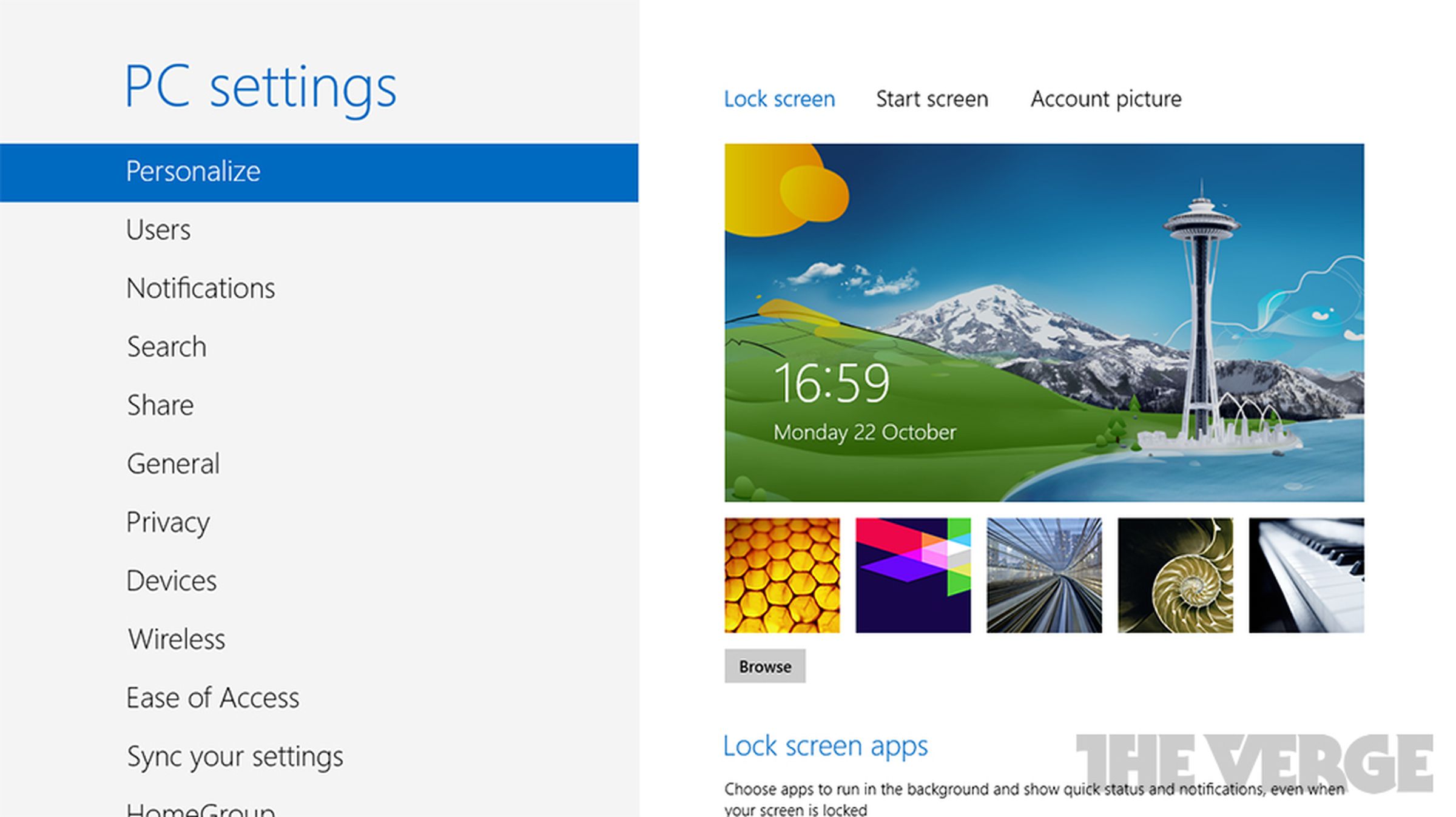 Windows 8 screenshots