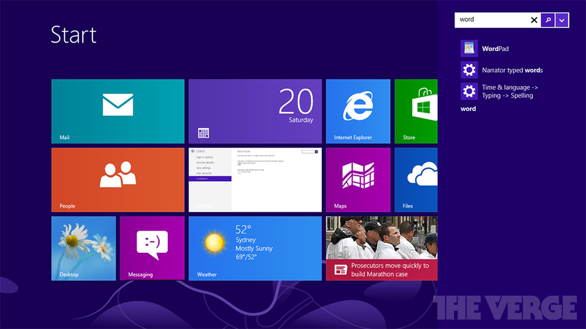 Windows 8.1 build 9374 screenshots