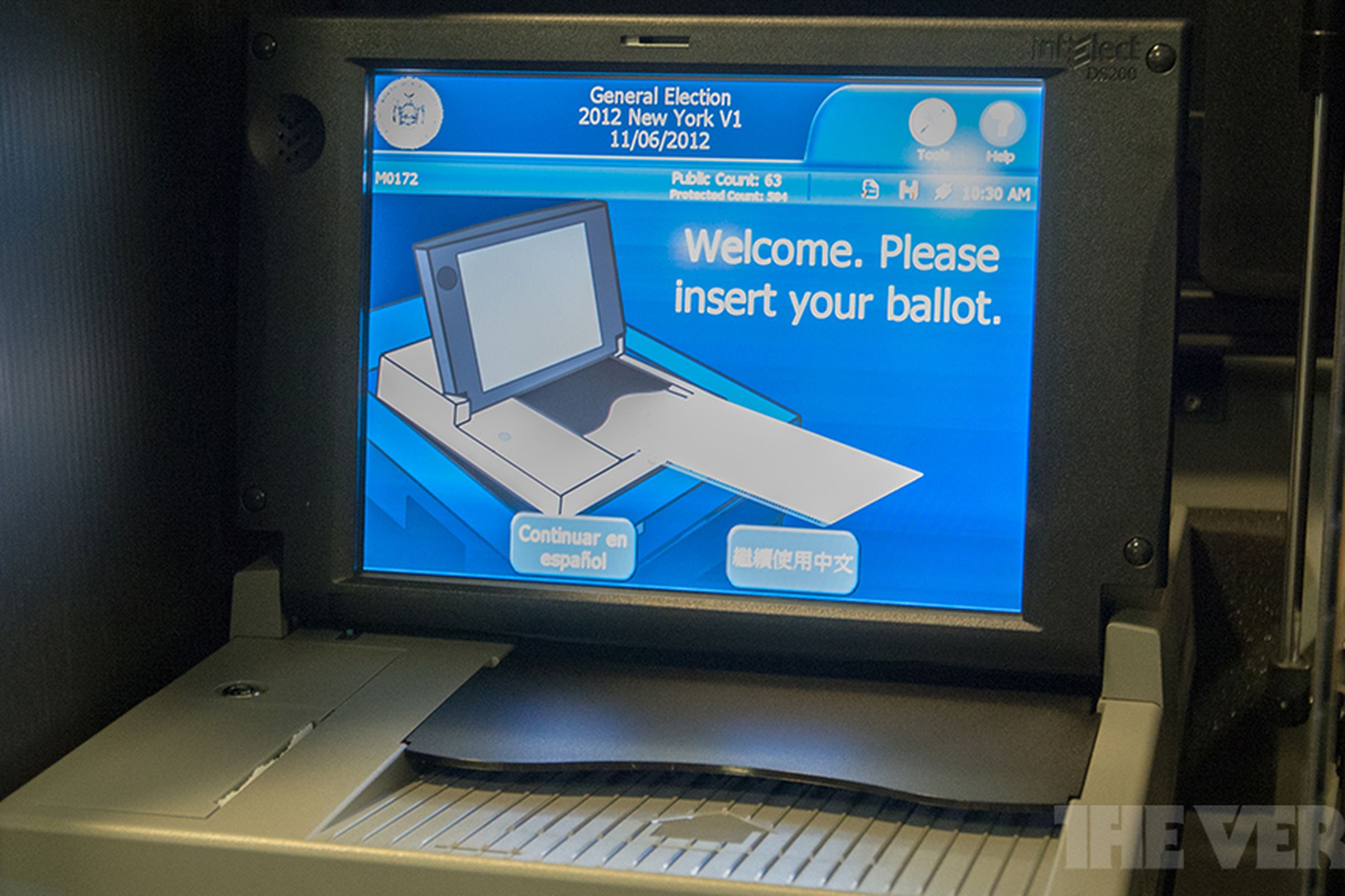 US Election Voting Machine scanner (STOCK)