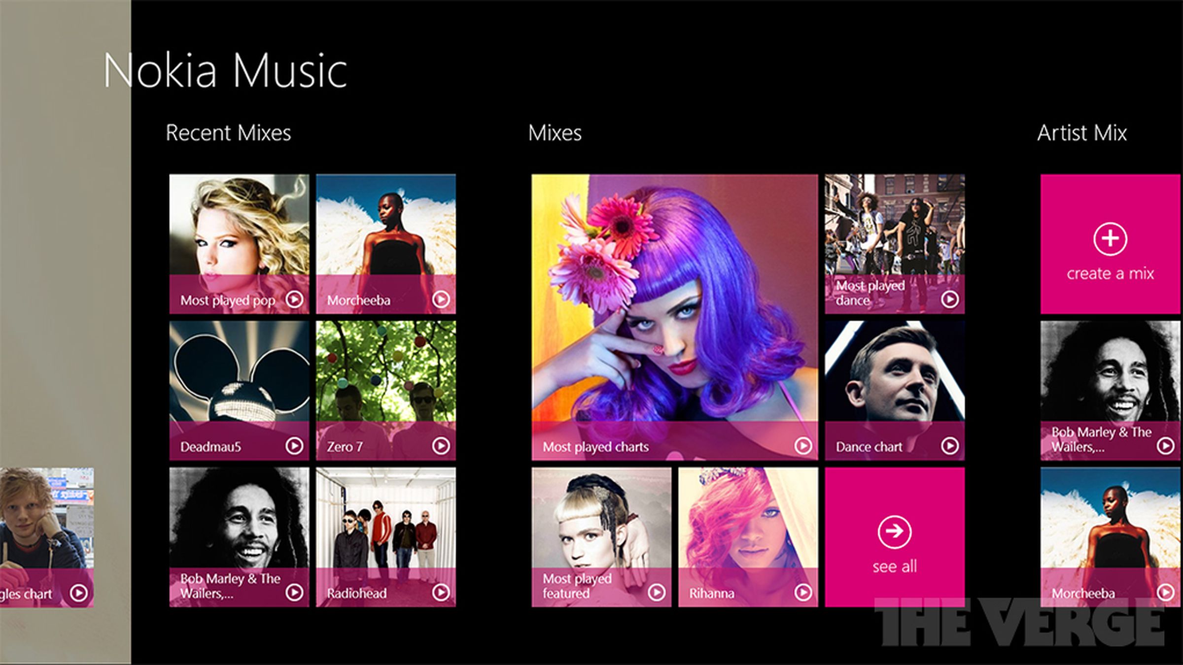 Nokia Music for Windows 8 screenshots