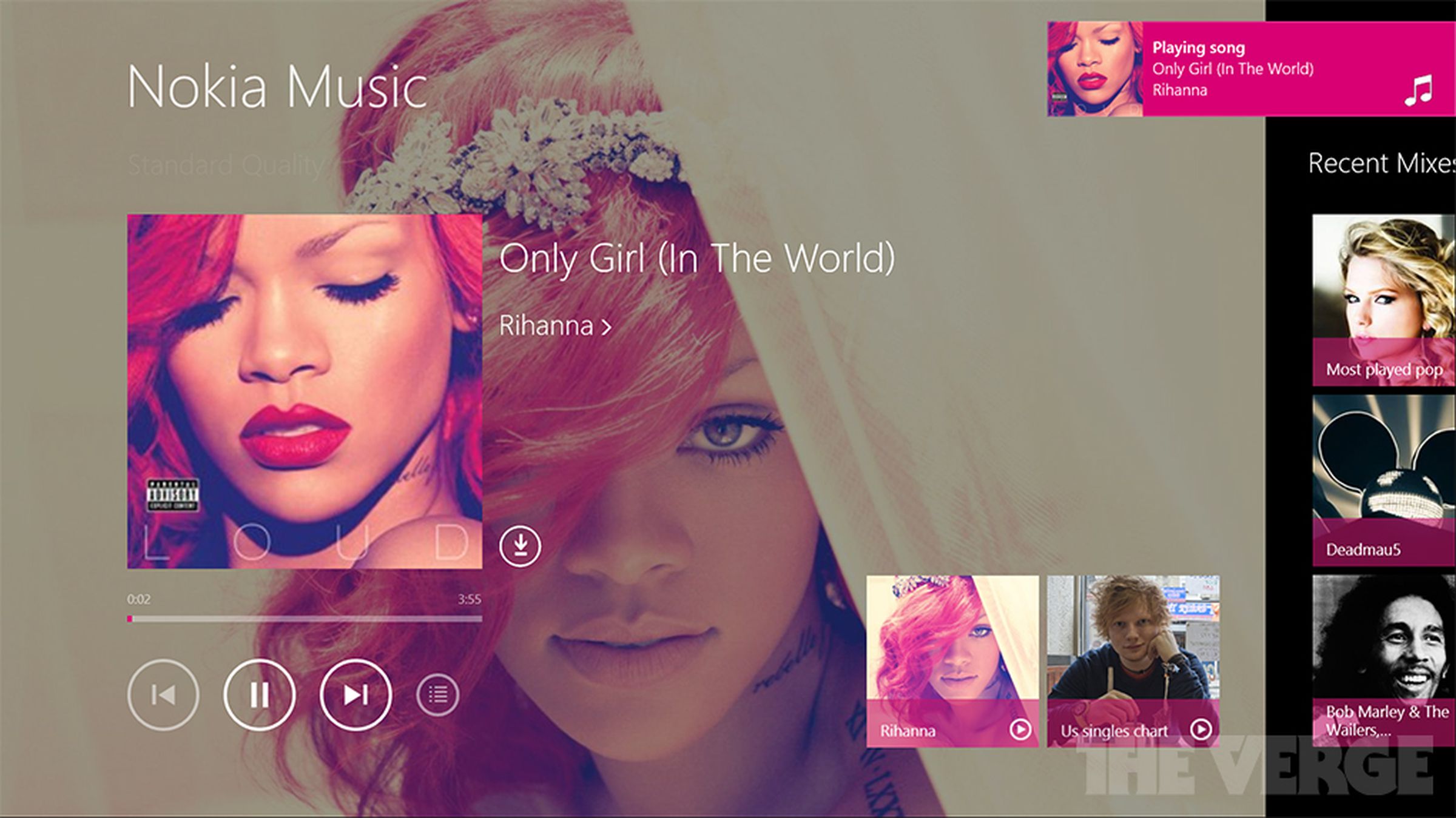 Nokia Music for Windows 8 screenshots