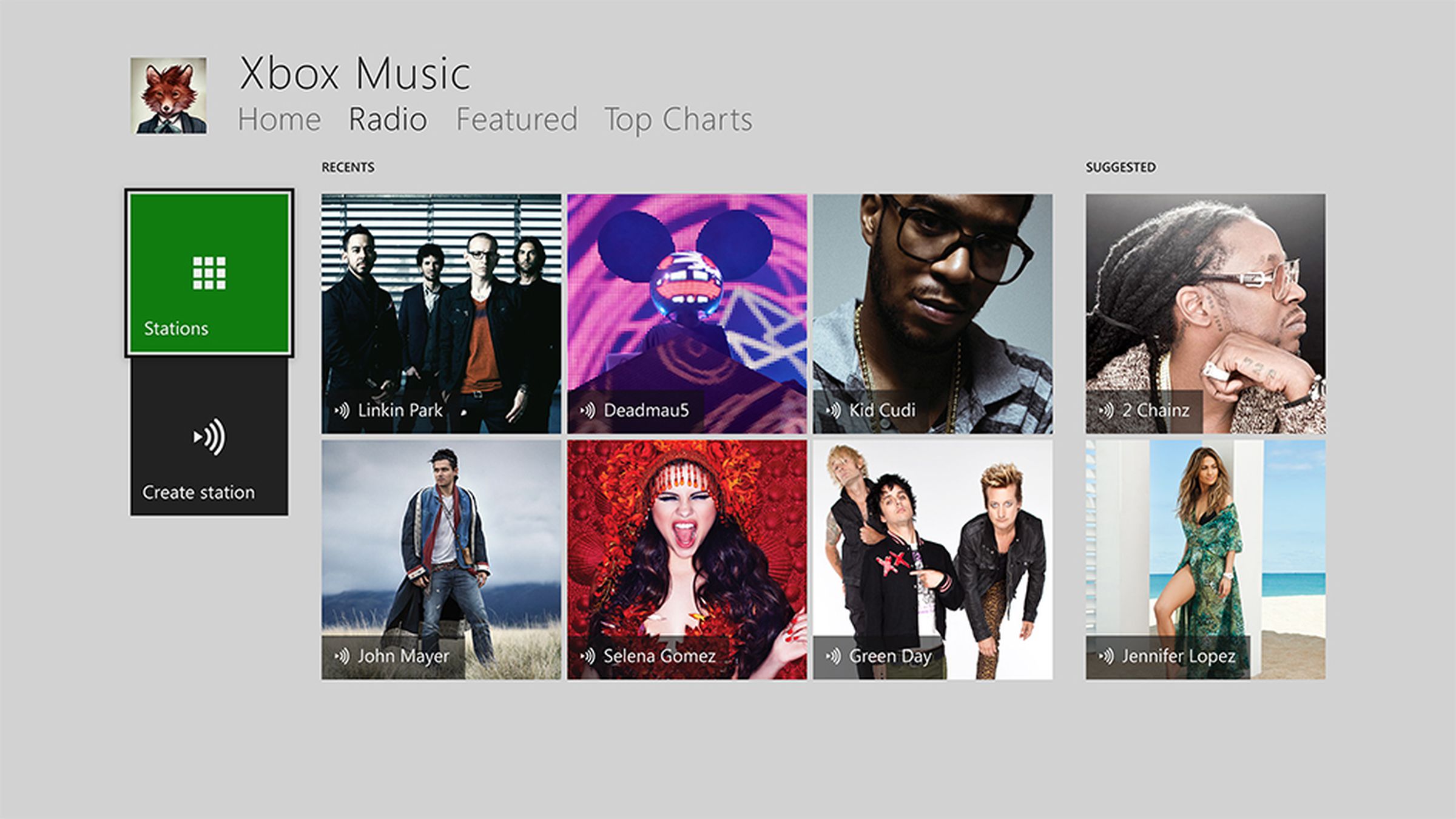 Xbox Music iOS, Android, and Xbox One screenshots