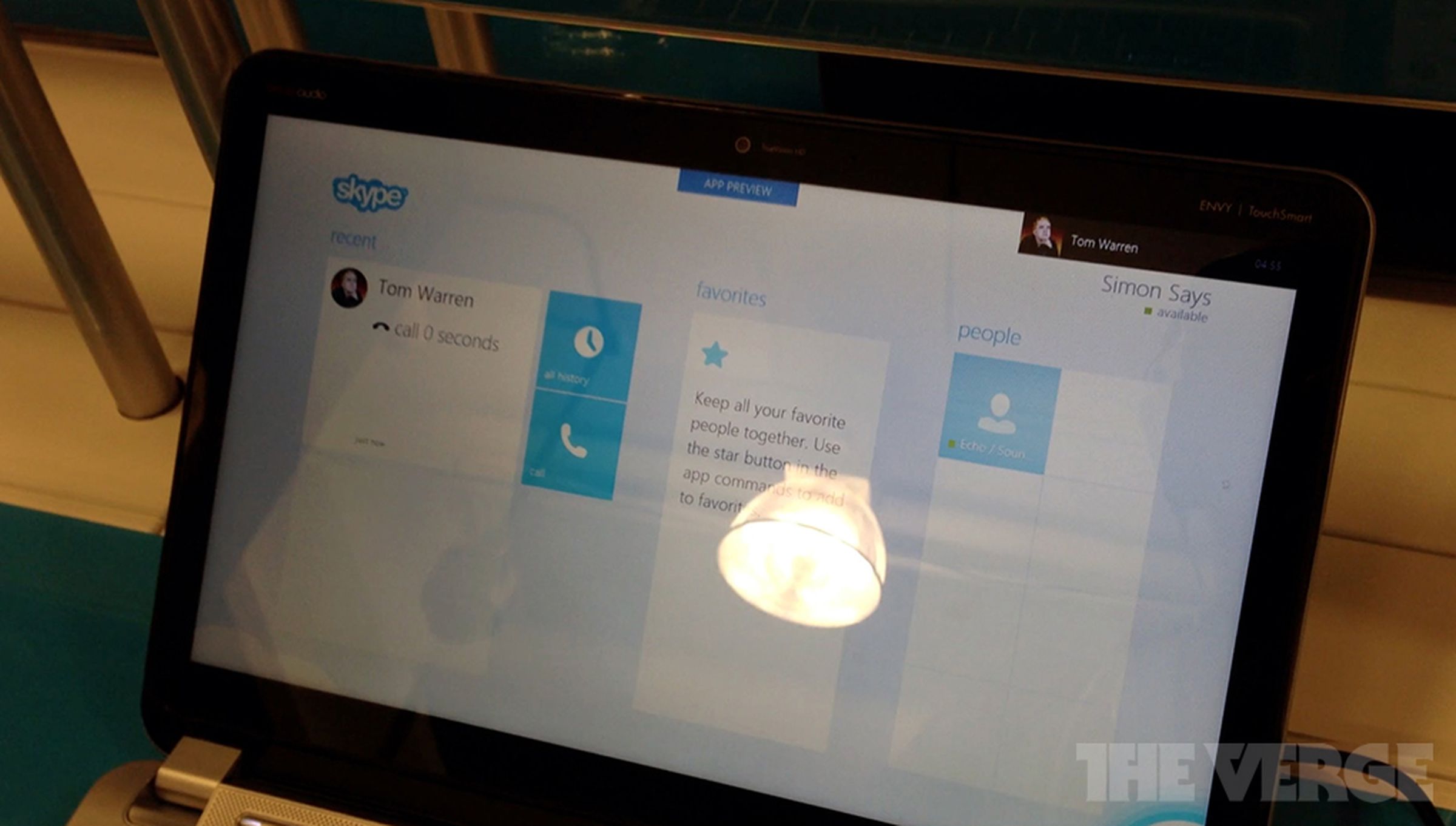 Skype and Netflix Windows 8 apps