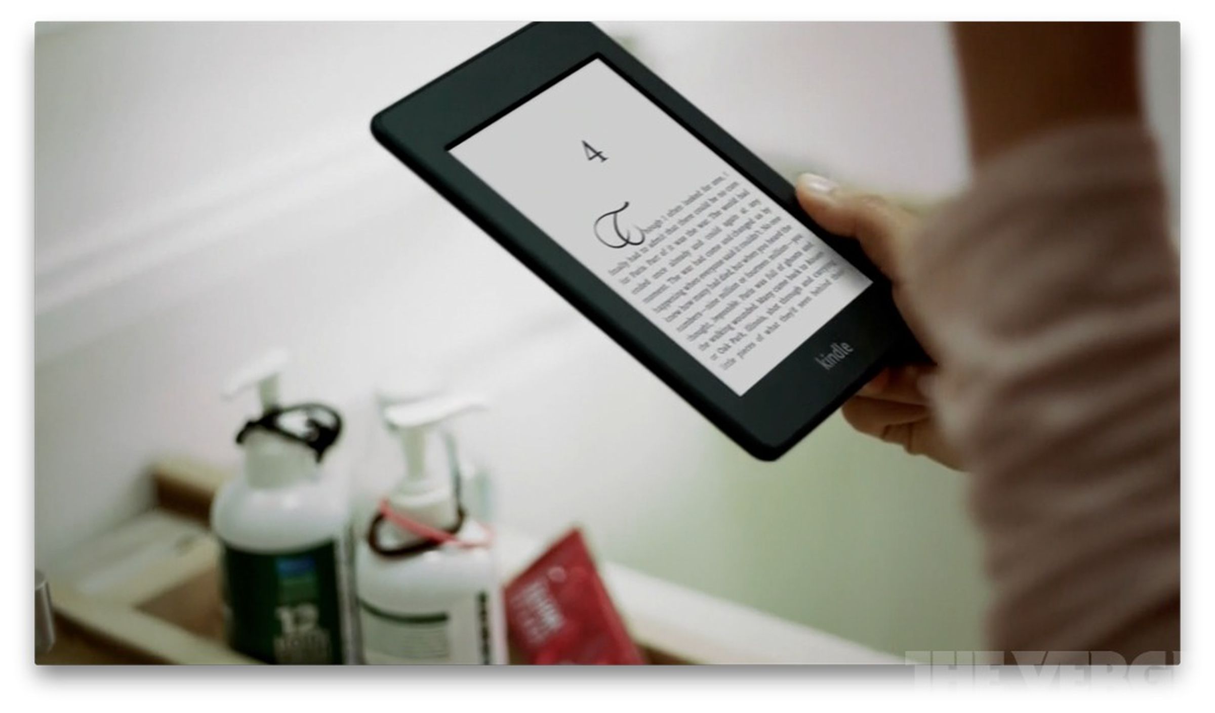 New Kindle and Kindle Fire in Amazon ad