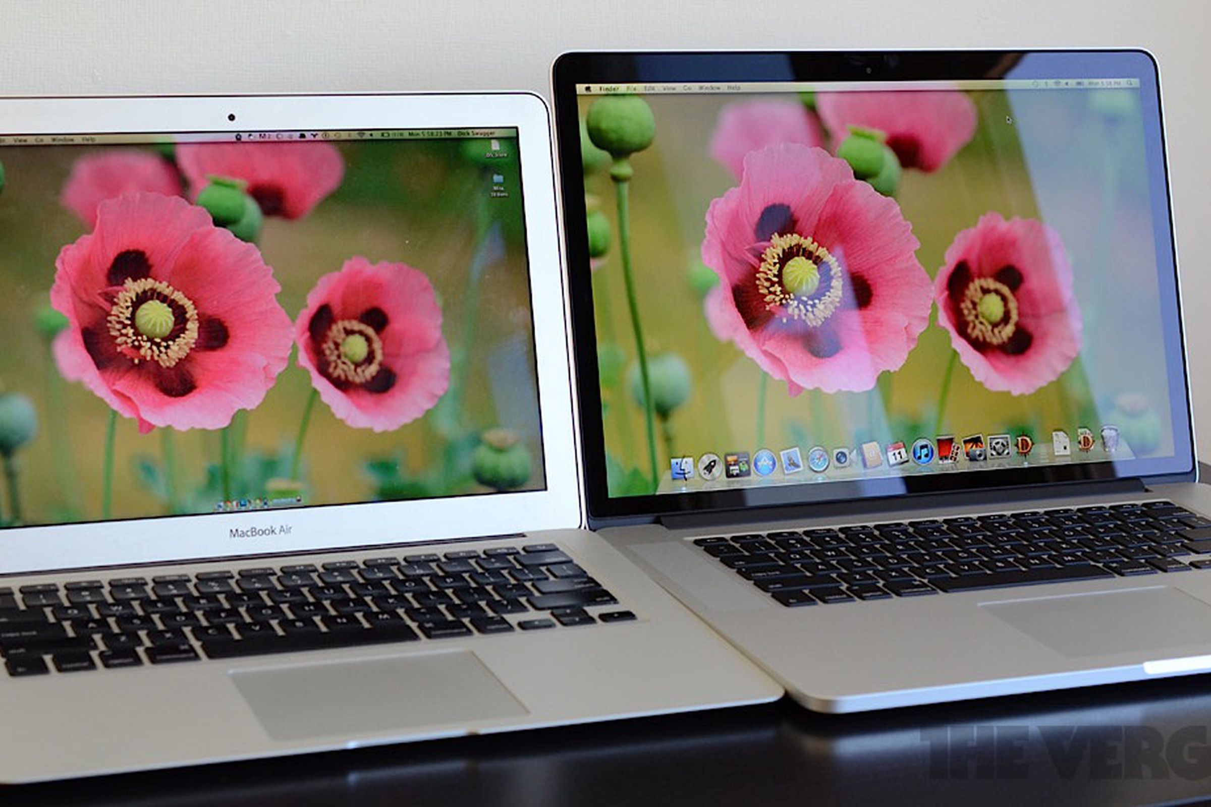 Gallery Photo: New MacBook Pro with Retina display vs. MacBook Air