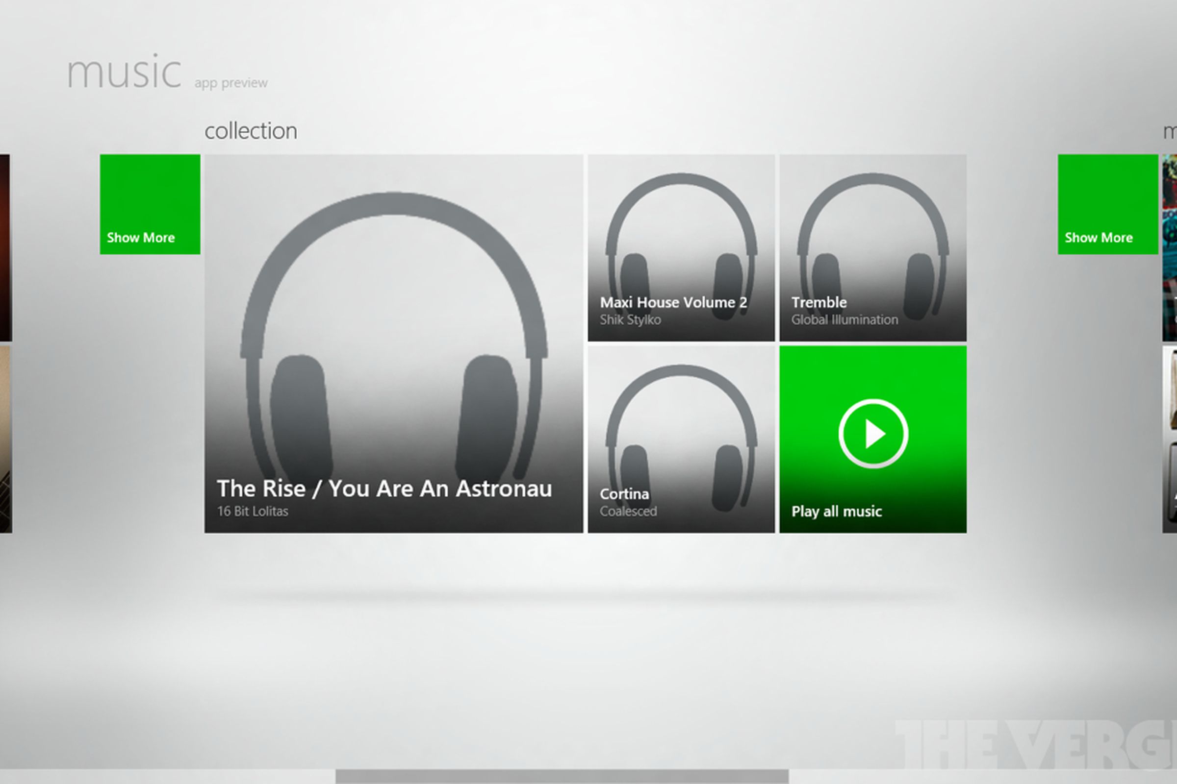Gallery Photo: Windows 8 Xbox Live, music, and video screenshots