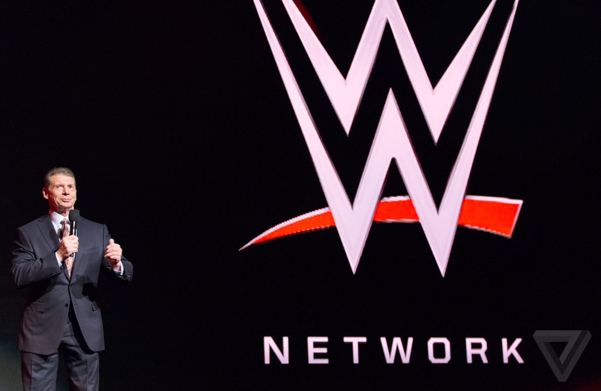 WWE chairman and CEO Vince McMahon announced WWE Network at CES 2014.