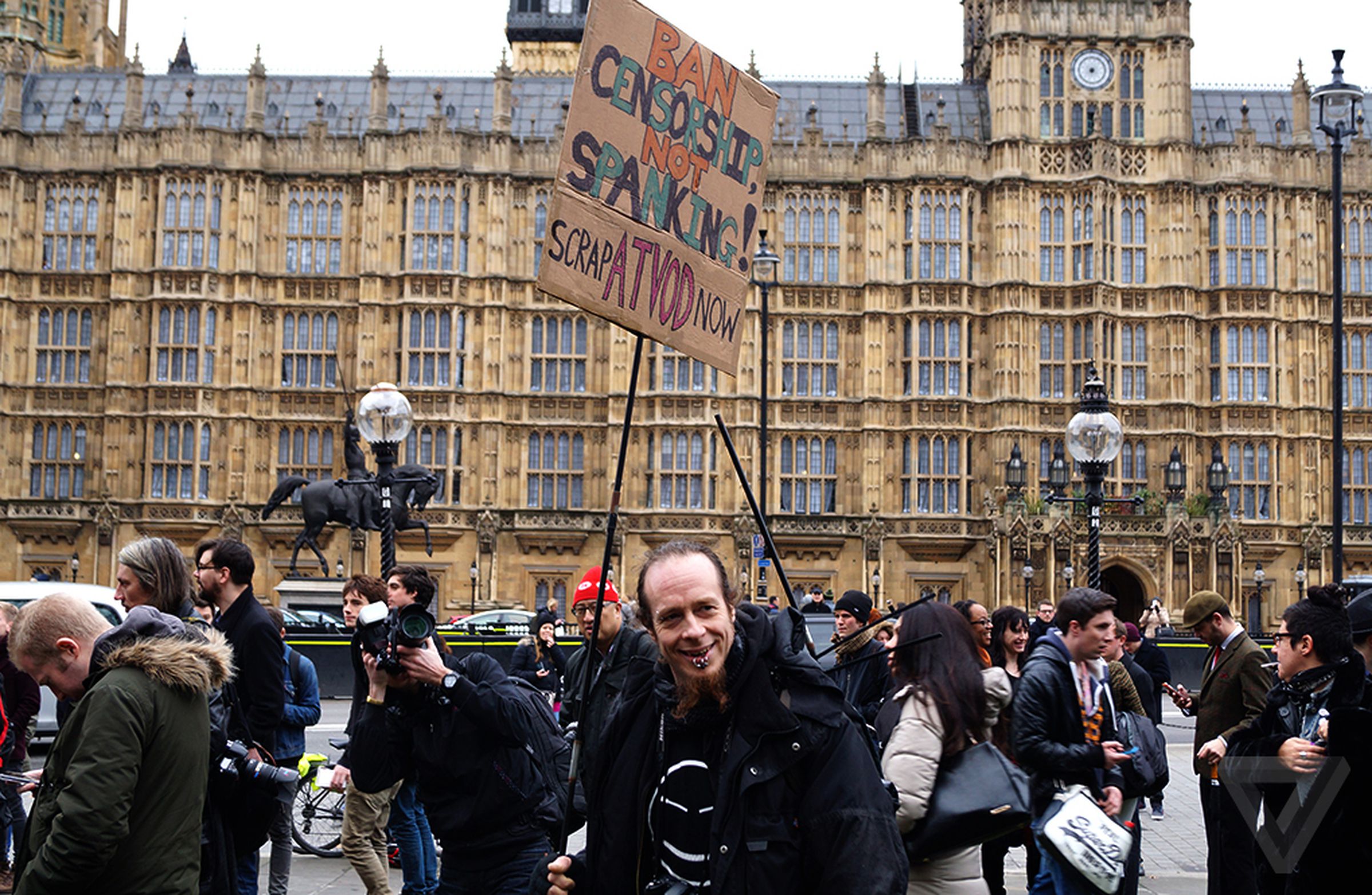 UK porn protest photos
