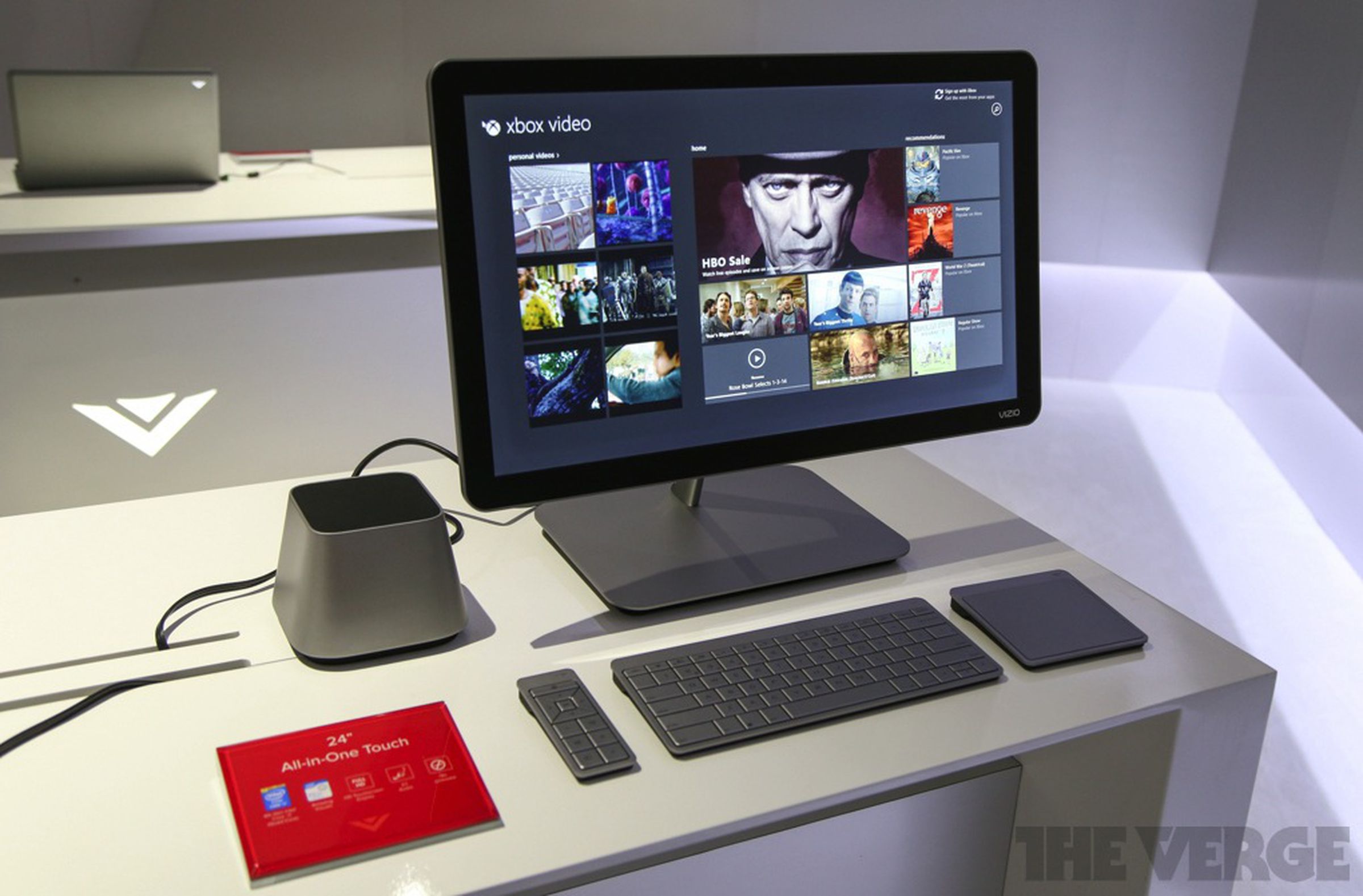 Vizio Thin + Light 15.6-inch and all-in-one computer photos