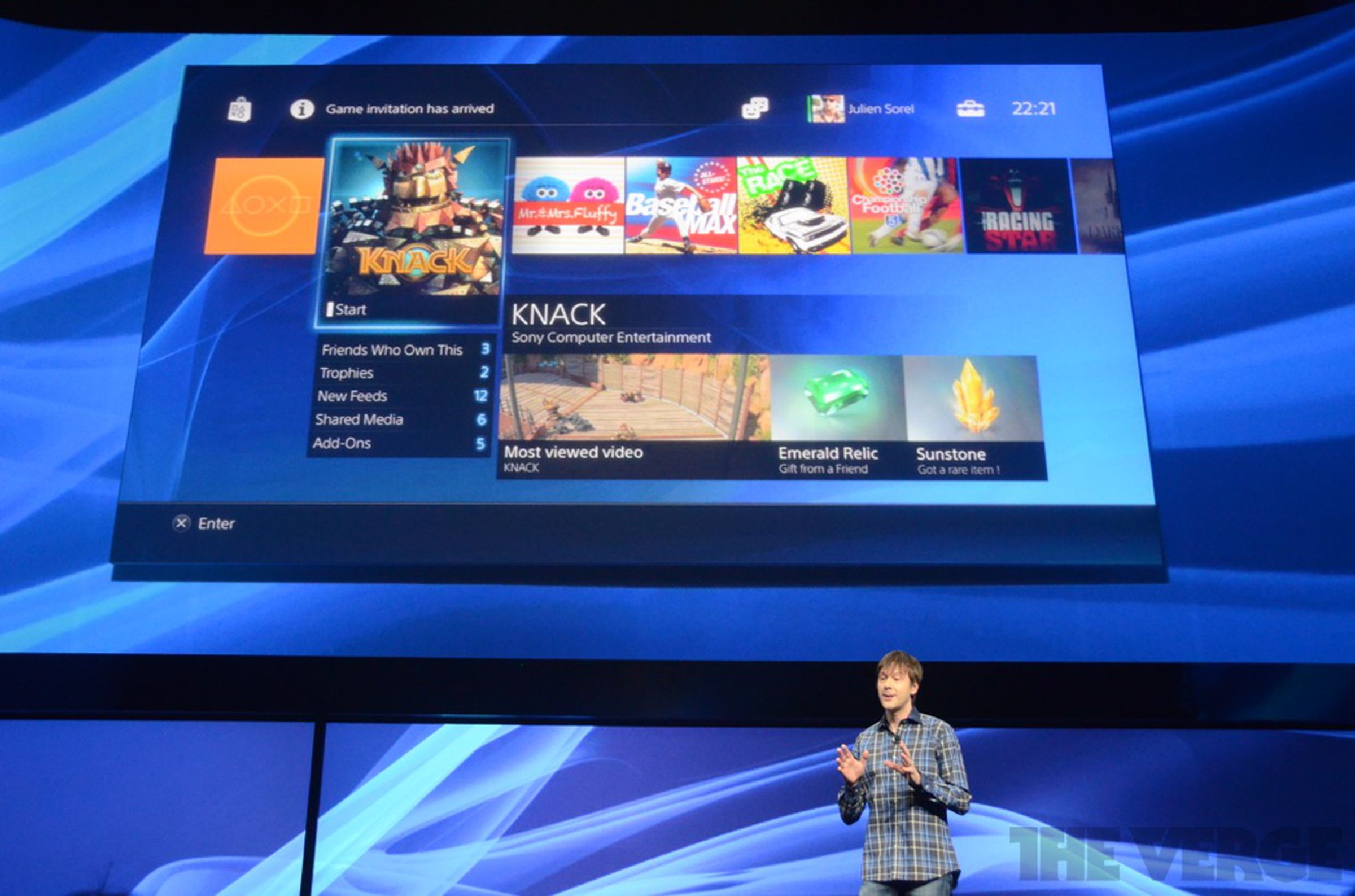 Sony PlayStation 4 user interface pictures