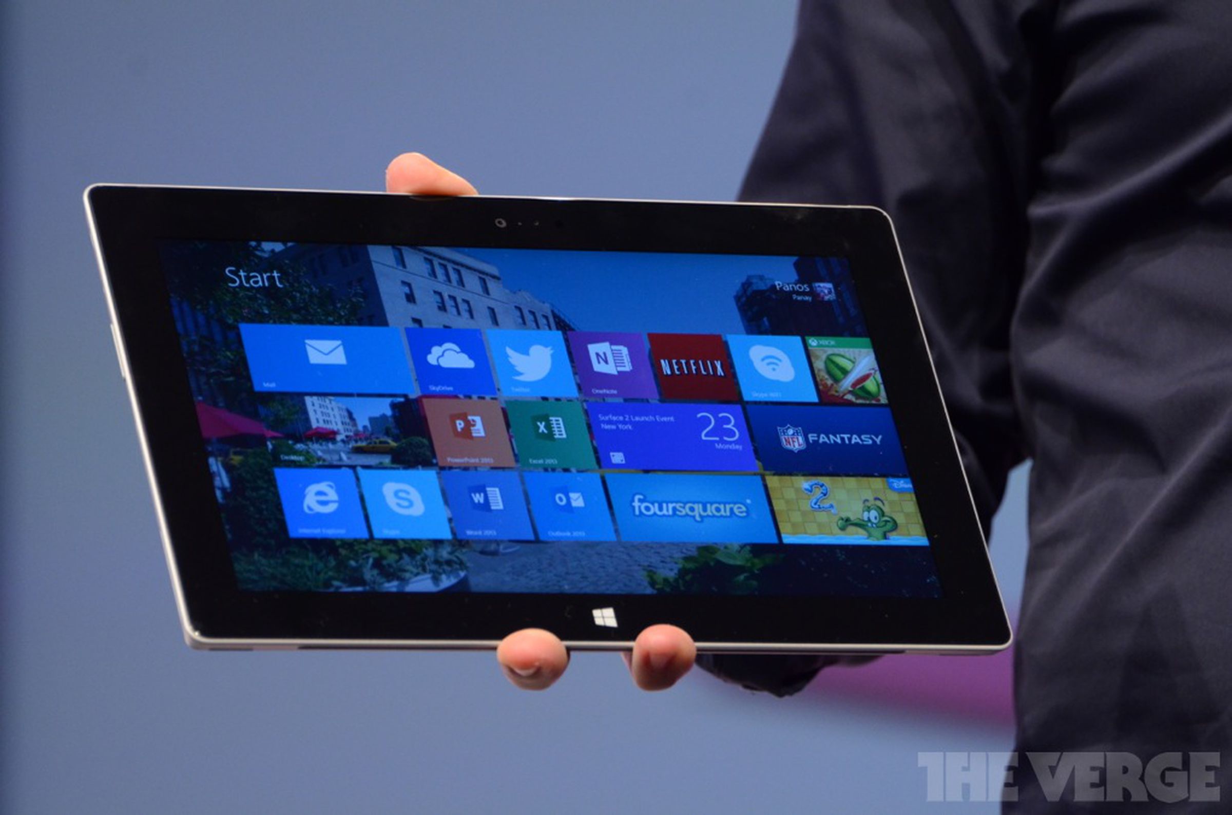 Microsoft Surface 2 announce photos