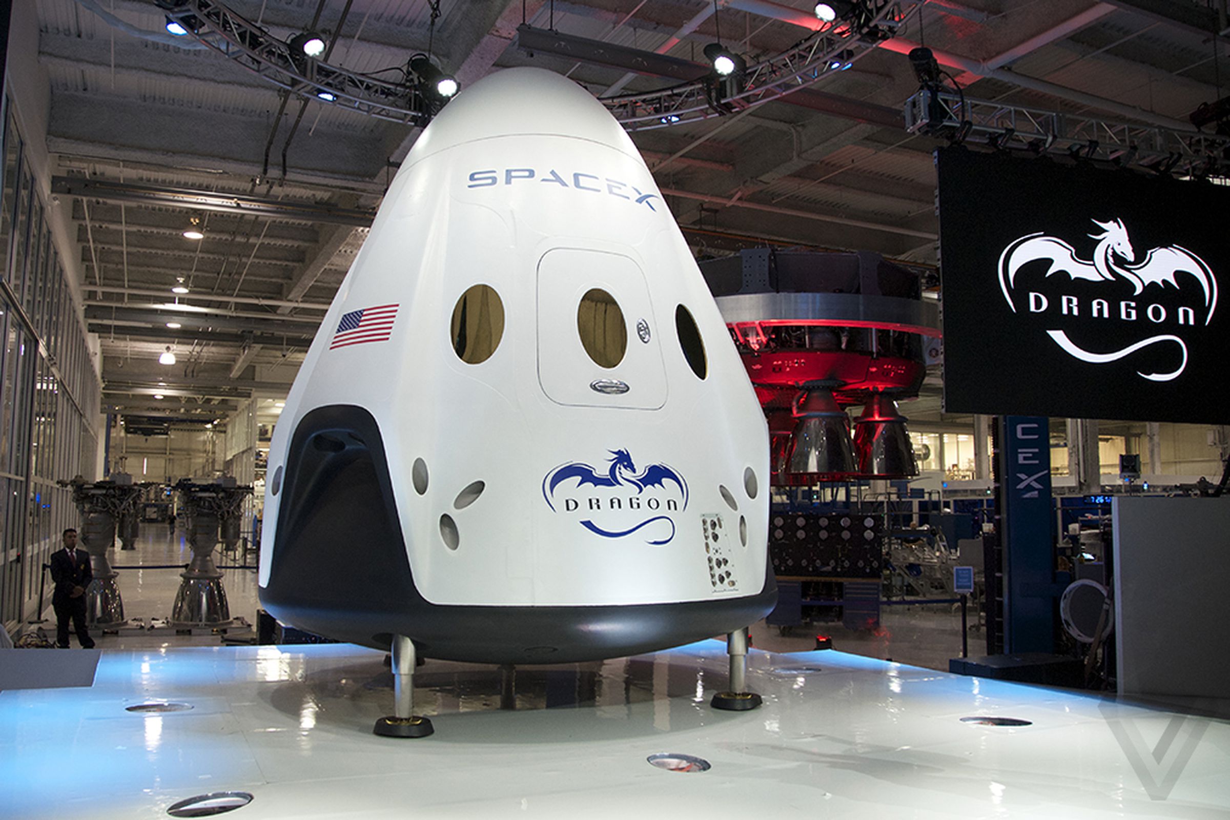 SpaceX Dragon V2 unveiling photos
