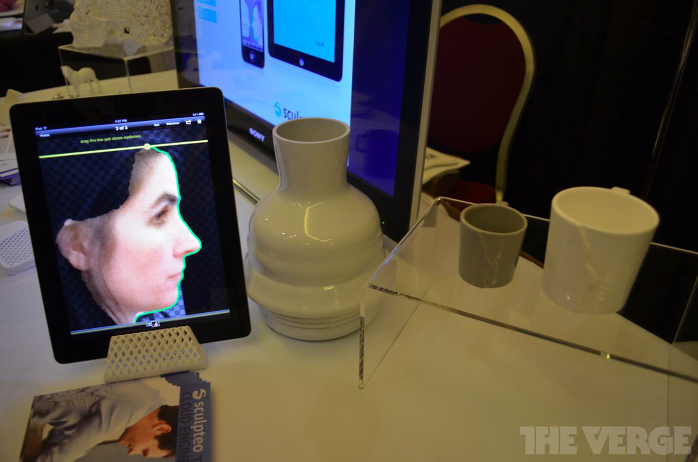 Sculpteo iOS app and custom printed objects hands-on pictures