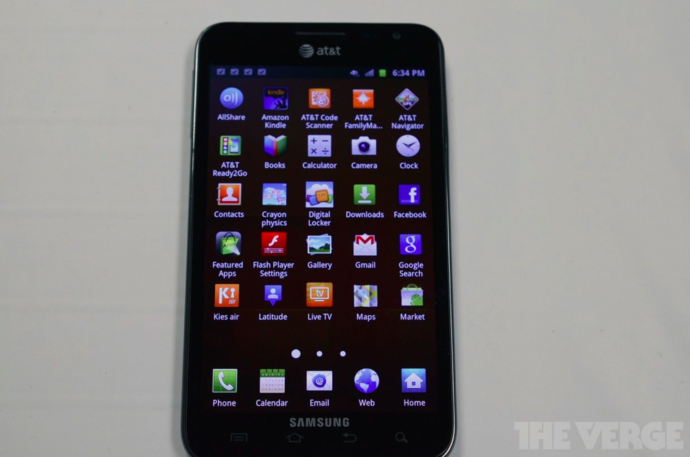 Samsung Galaxy Note for AT&T hands-on photos