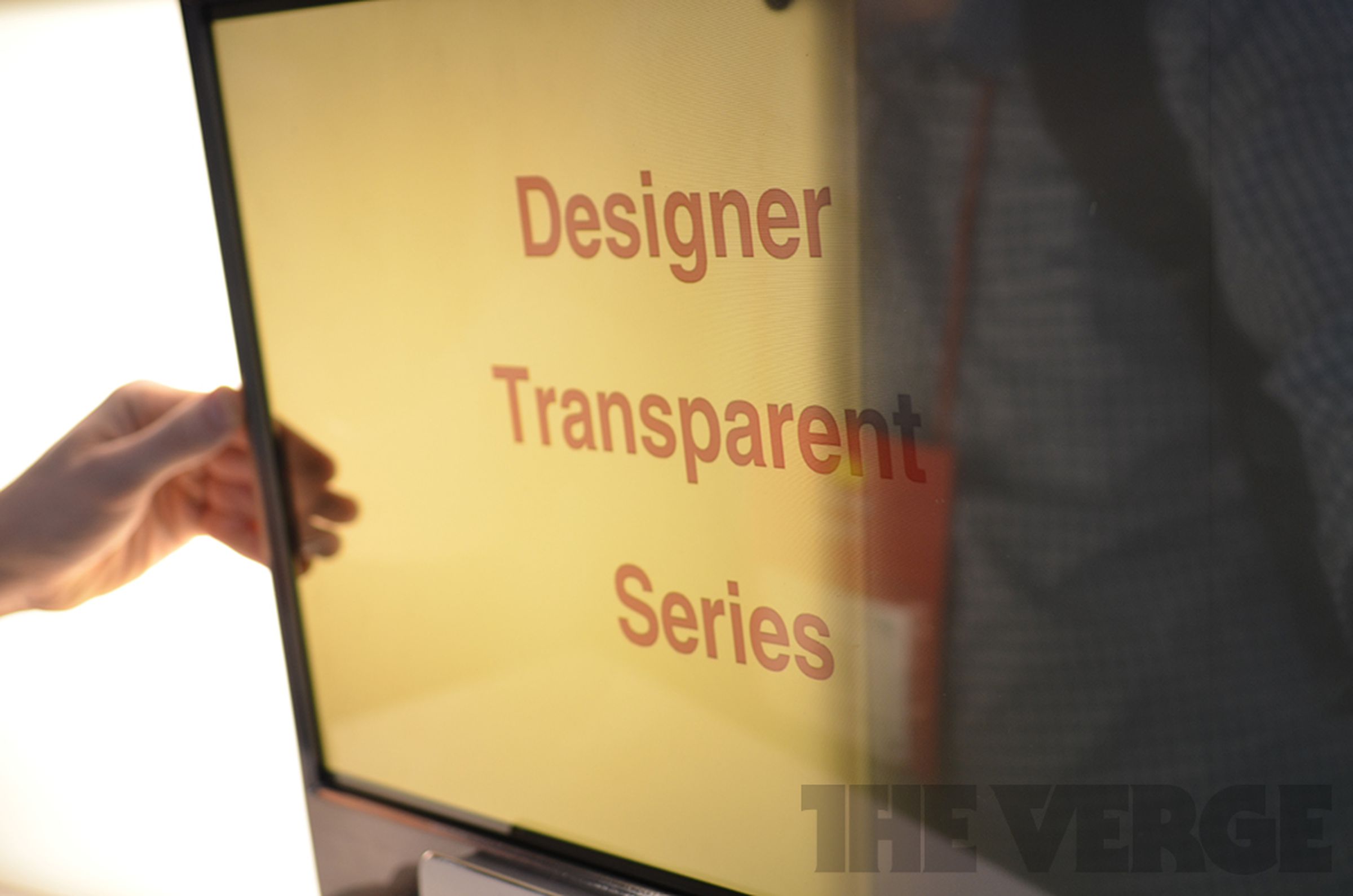 Haier Transparent OLED TV hands-on images