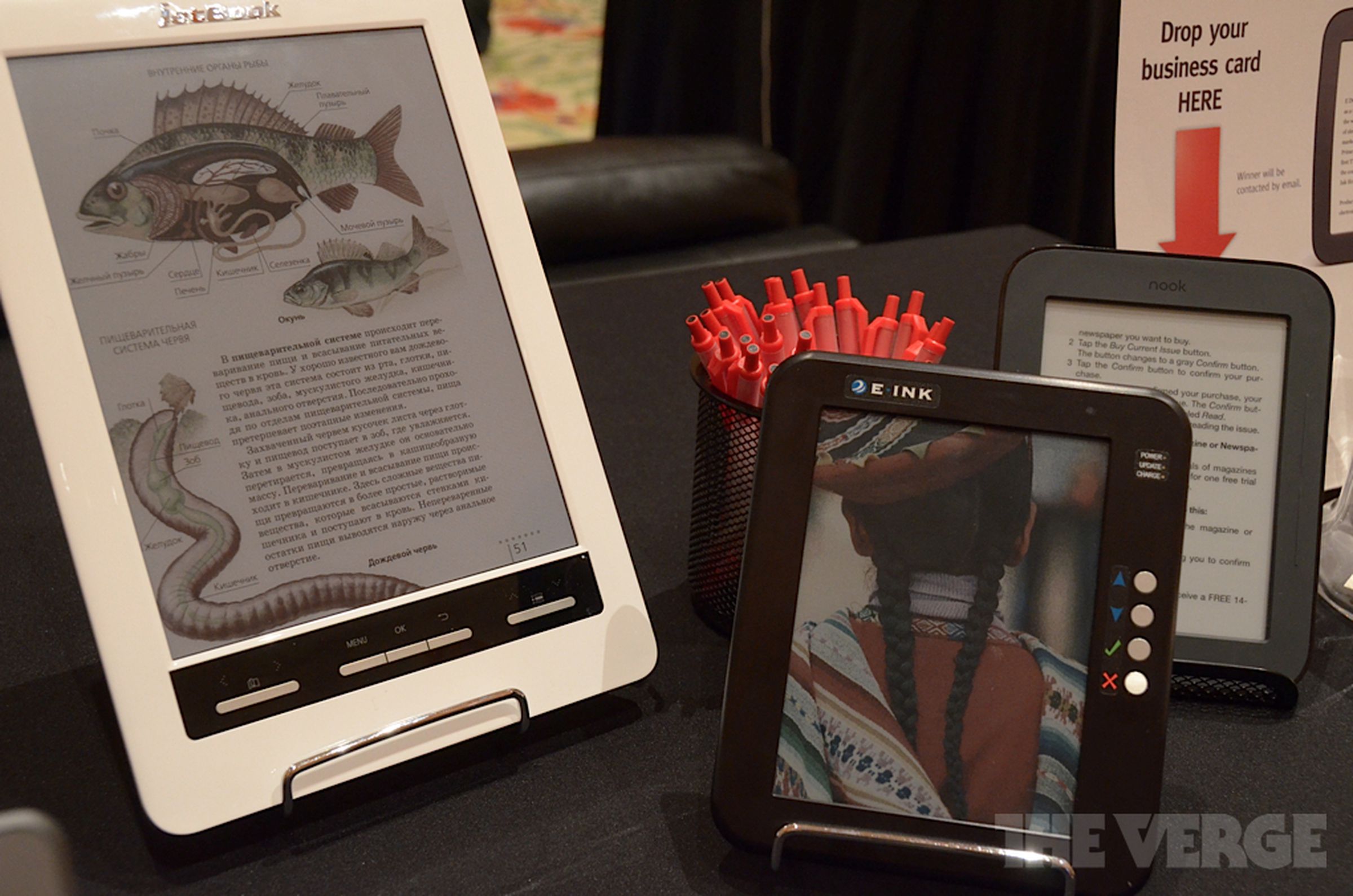 Ectaco Jetbook Color and E Ink prototypes hands-on pictures