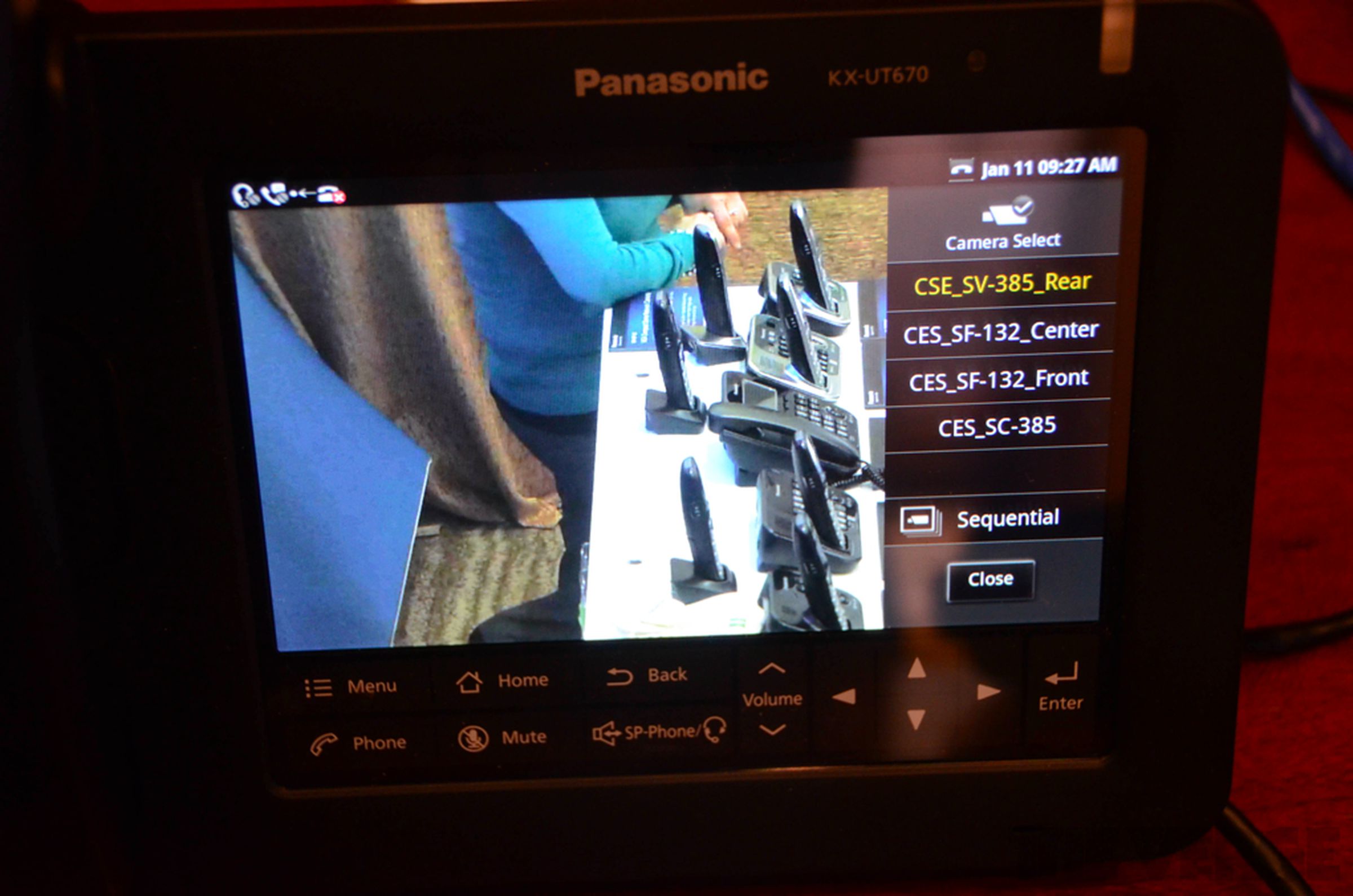 Panasonic KX-UT870 hands-on pictures