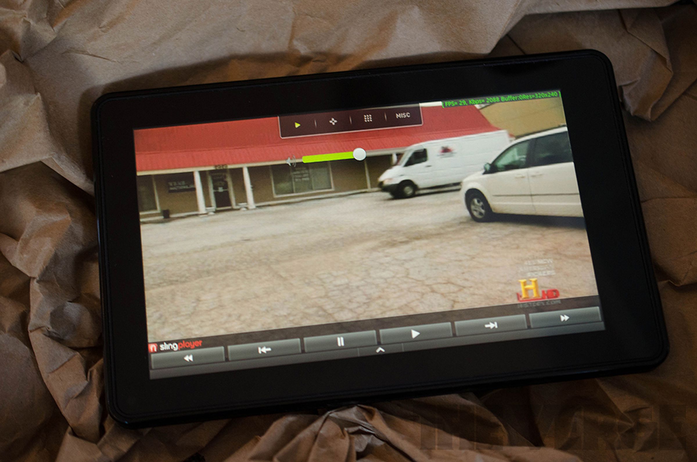 SlingPlayer app for Kindle Fire (hands-on photos)