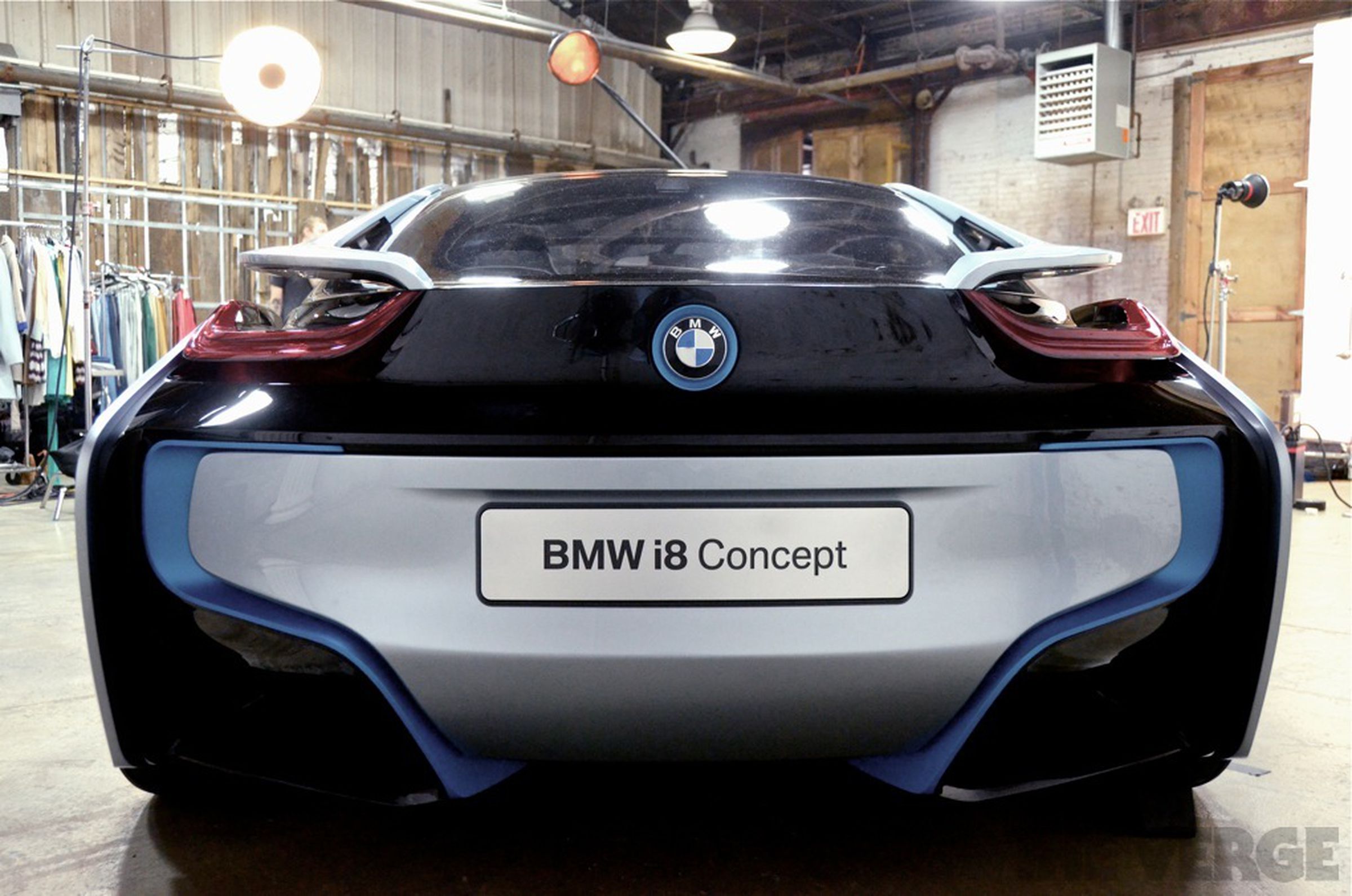 BMW i8: the hybrid supercar at rest