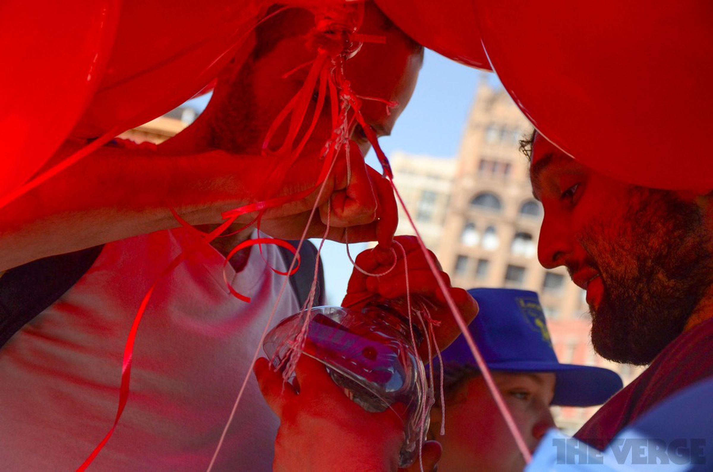 Occupy's DIY balloon cameras map the skies above NYC