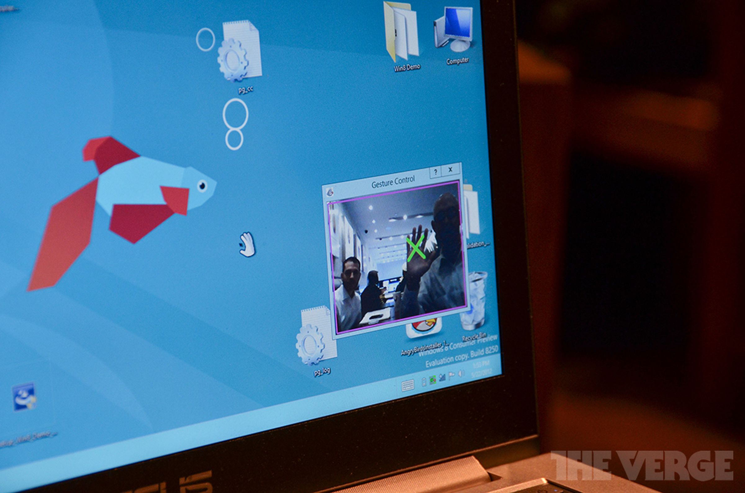 PointGrab gesture controls for Windows and Android (hands-on pictures)