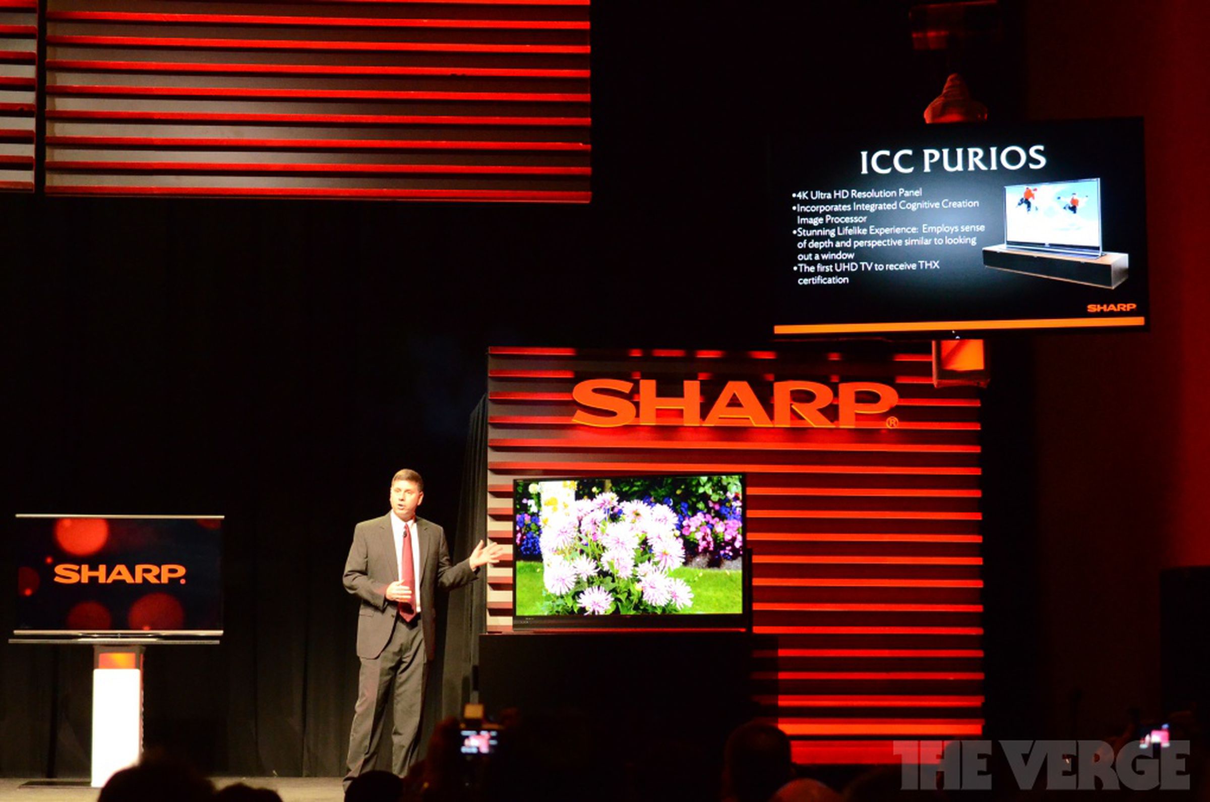 Sharp unveils UHD TVs at CES 2013