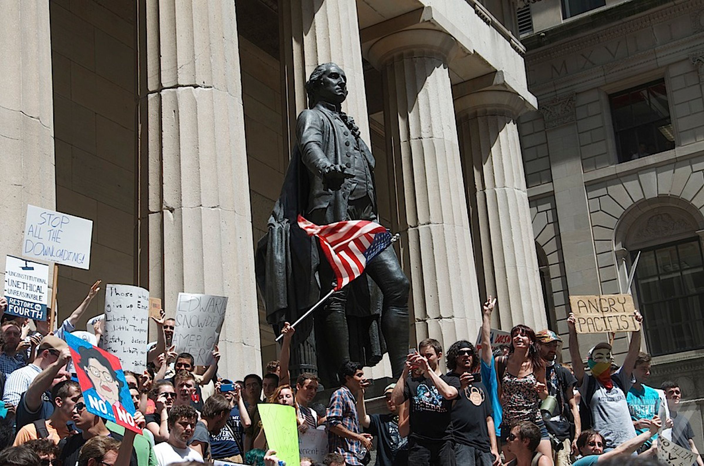 Restore the Fourth protest photos