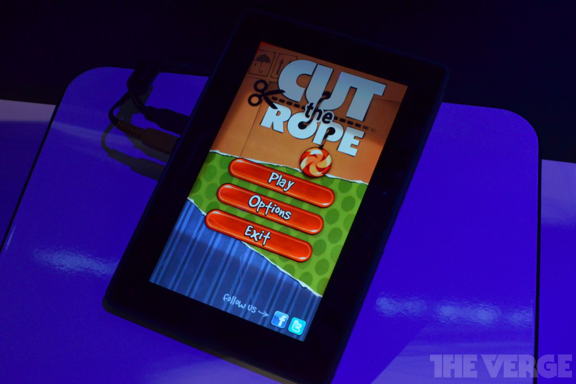 BlackBerry PlayBook Cut The Rope