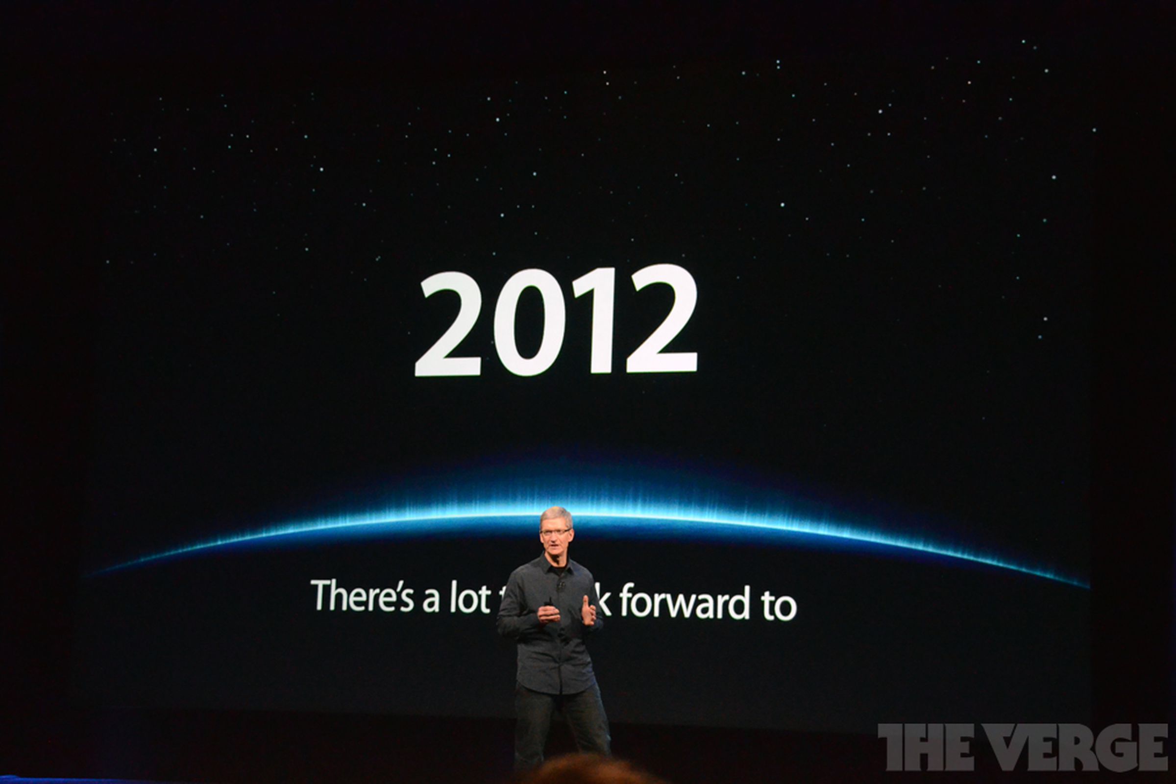 Tim Cook looking forward to 2012
